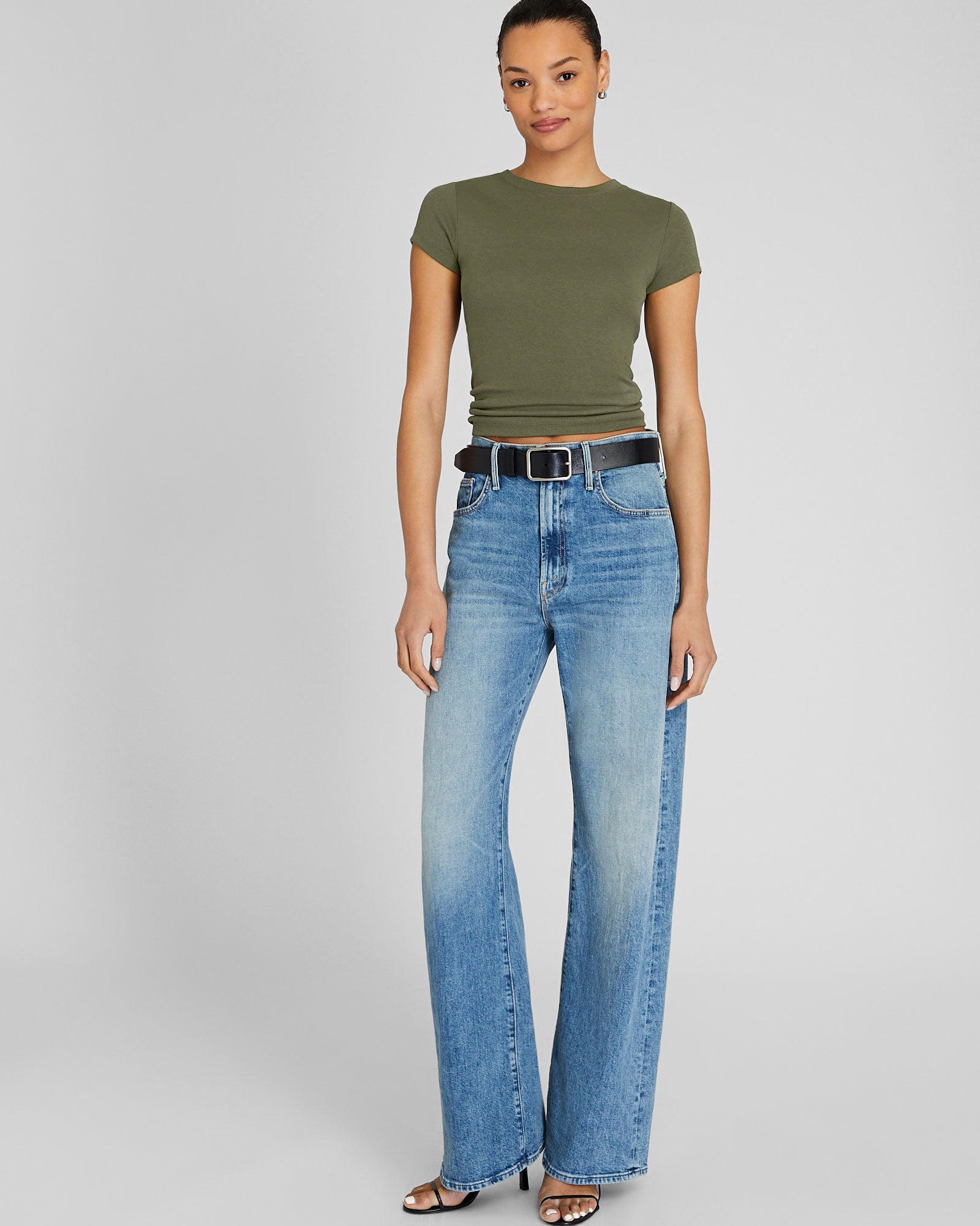CLUB MONACO - T-shirt Bowee - Olive