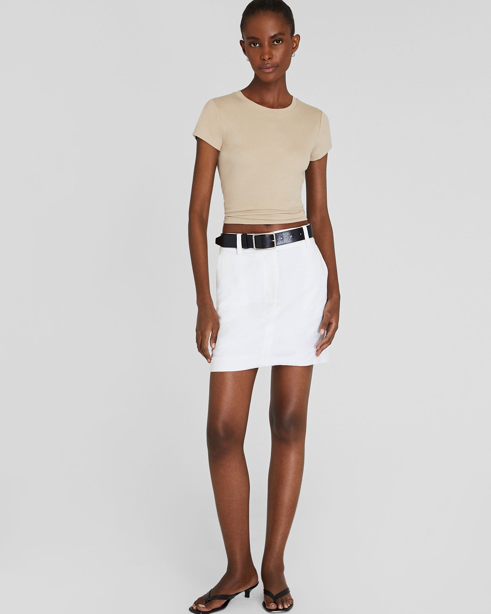 CLUB MONACO - T-shirt Bowee - Taupe