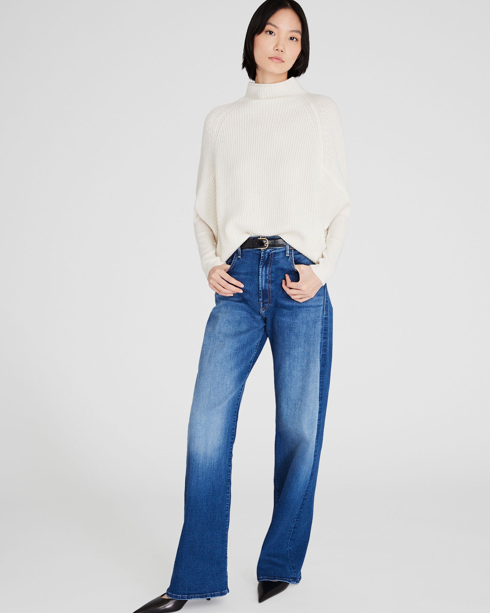 CLUB MONACO - Emma Cashmere Sweater - Cream