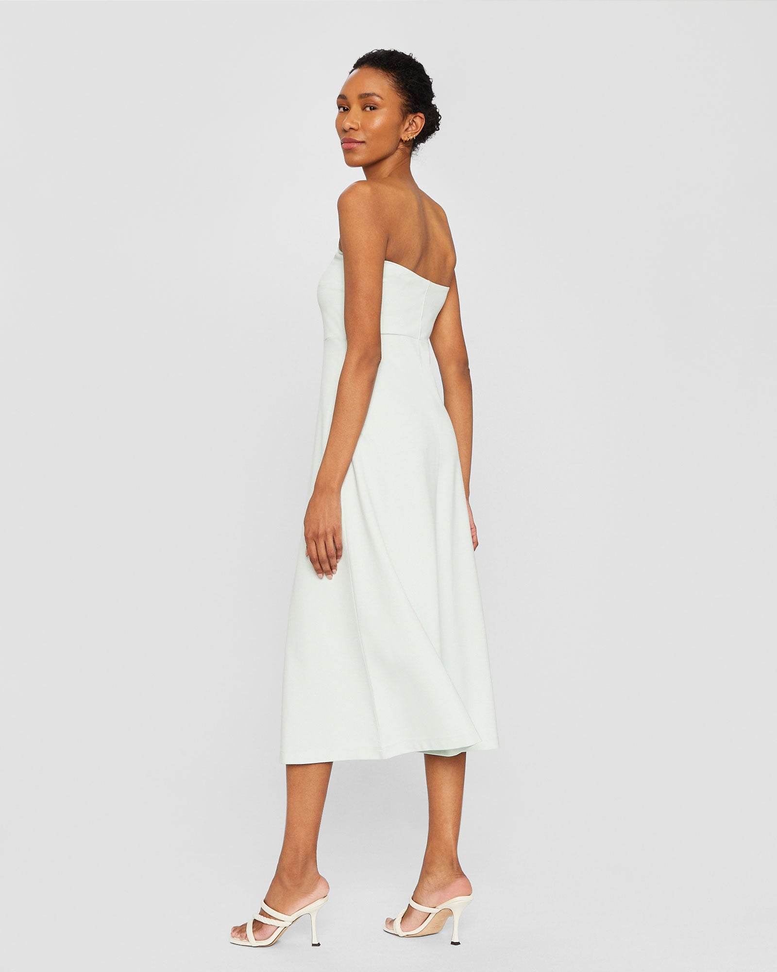 CLUB MONACO - Strapless Easy Summer Maxi Dress - Faded Jade