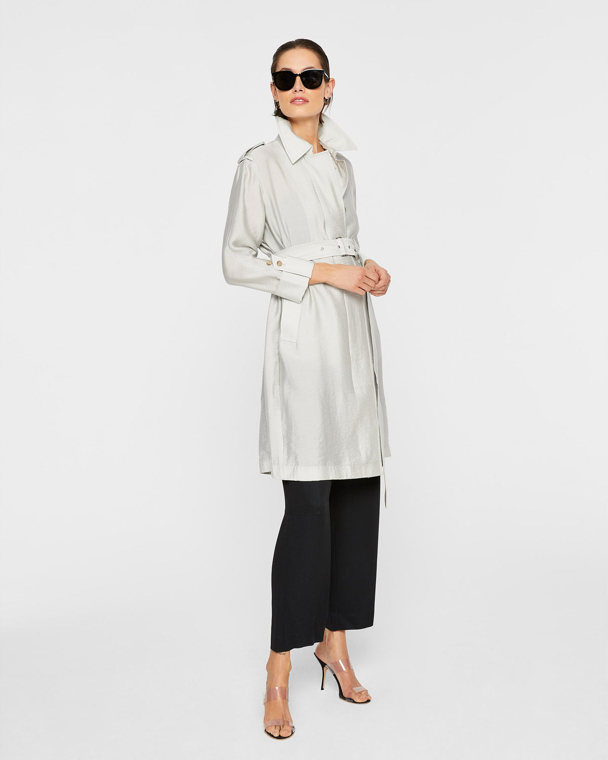 Club Monaco - Le trench doux - Blanc