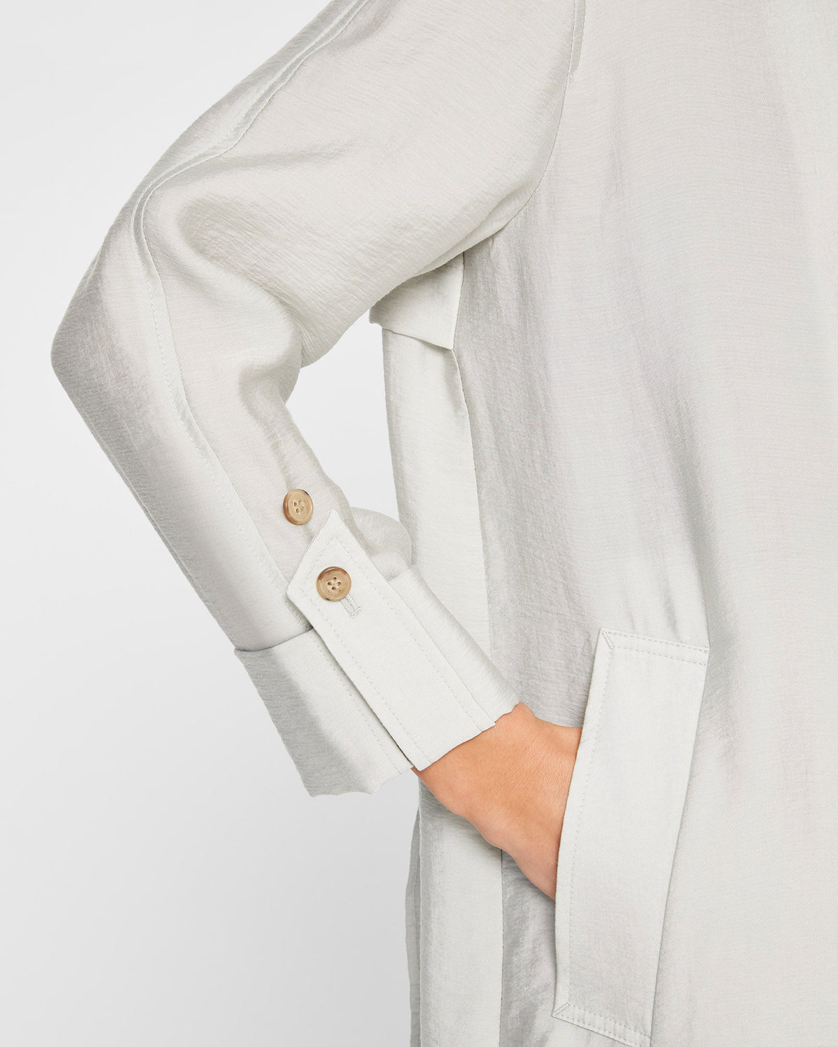 Club Monaco - Le trench doux - Blanc