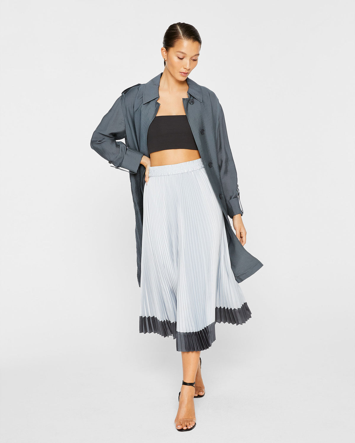 Club Monaco - Le trench doux - Gris