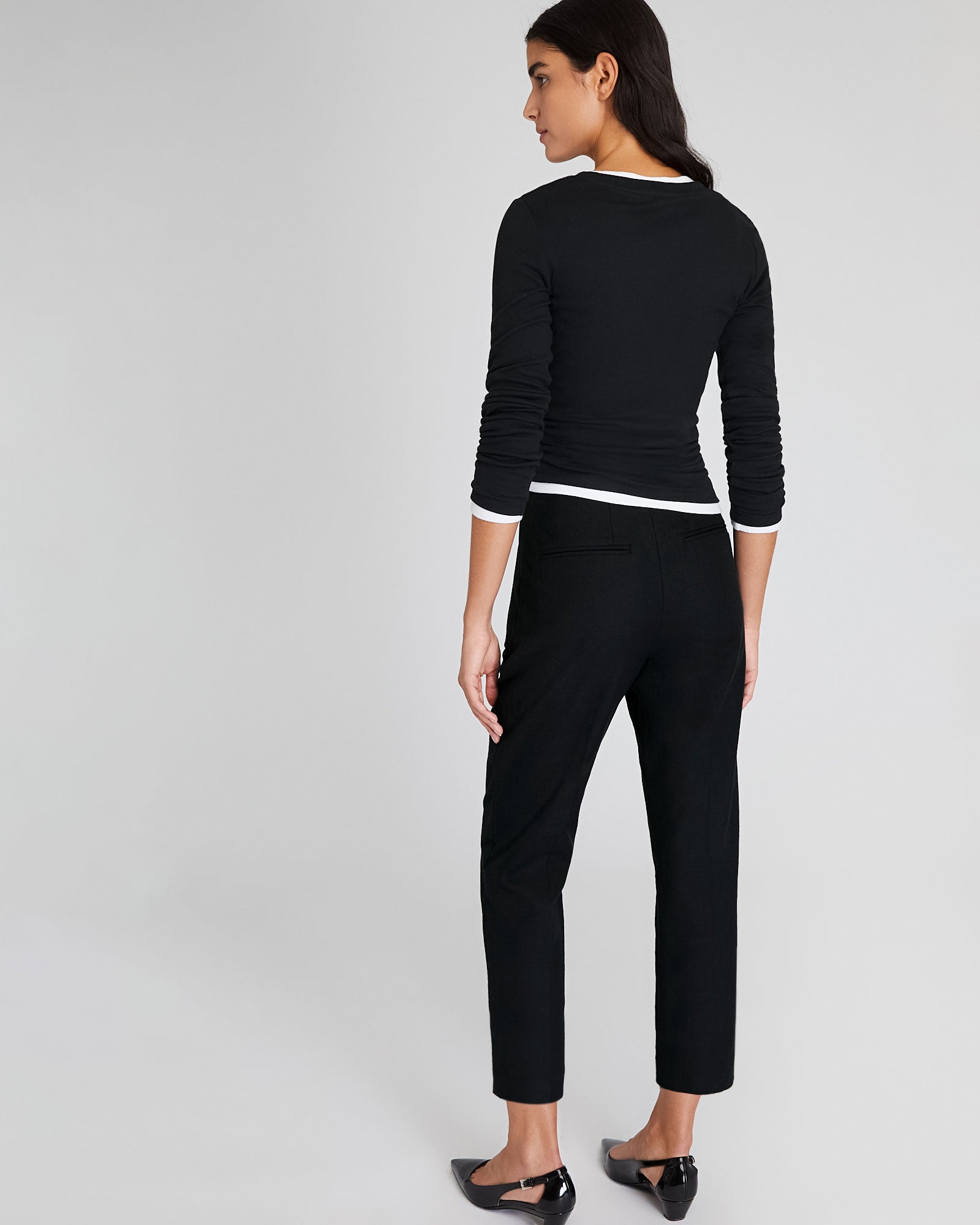 CLUB MONACO - Cigarette Crop - Black