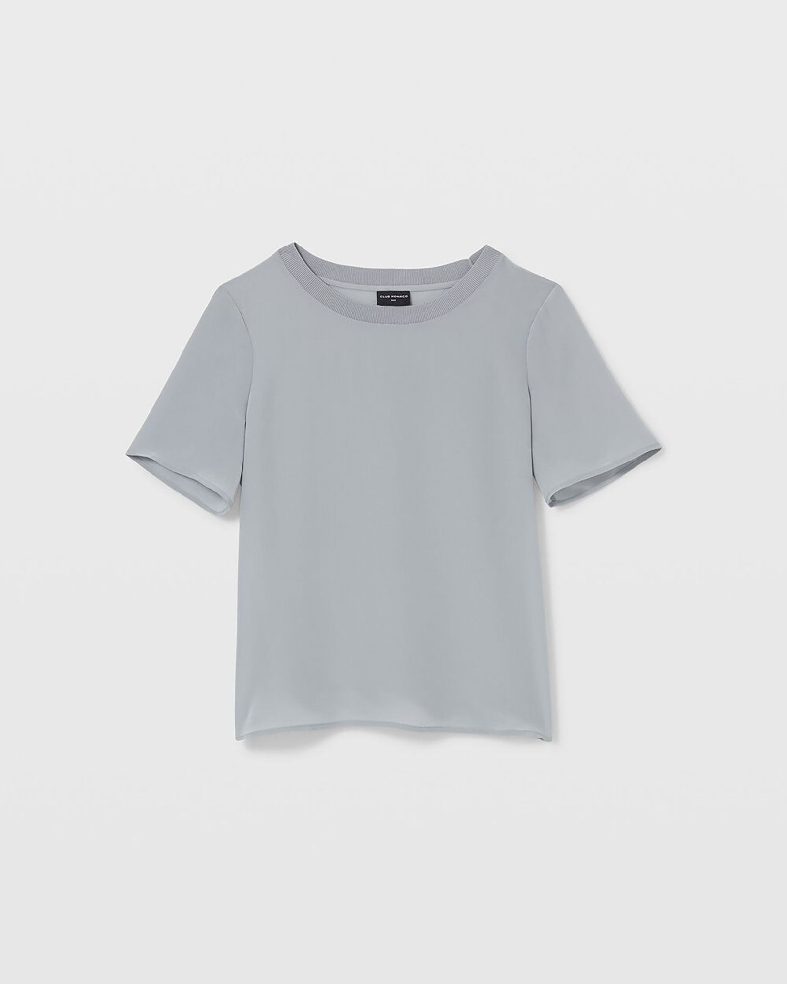 CLUB MONACO - Silk Tee - Vert