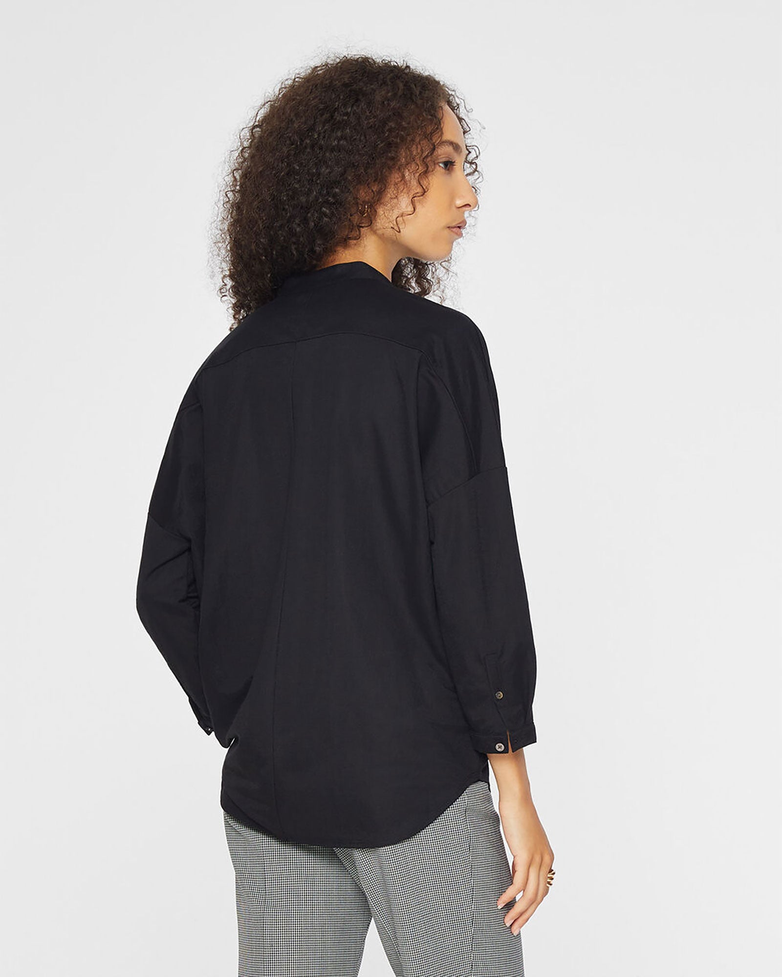 CLUB MONACO - Long-Sleeve Jandina Knit Top - Black