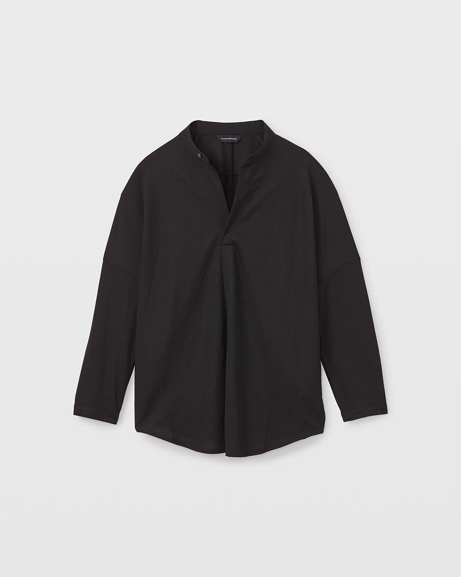 CLUB MONACO - Long-Sleeve Jandina Knit Top - Black