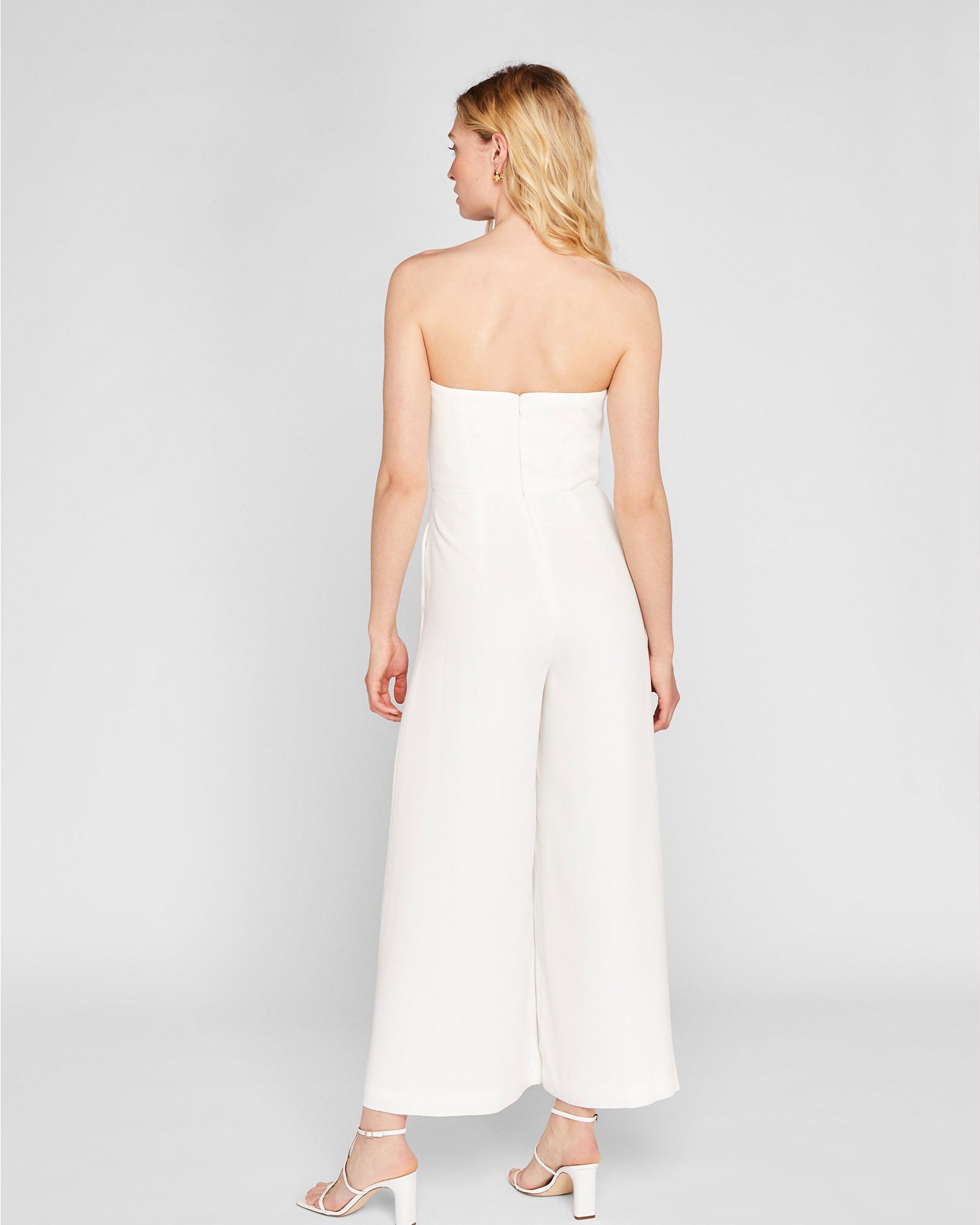 CLUB MONACO - Combinaison sans bretelles torsadée - Blanc De Blanc