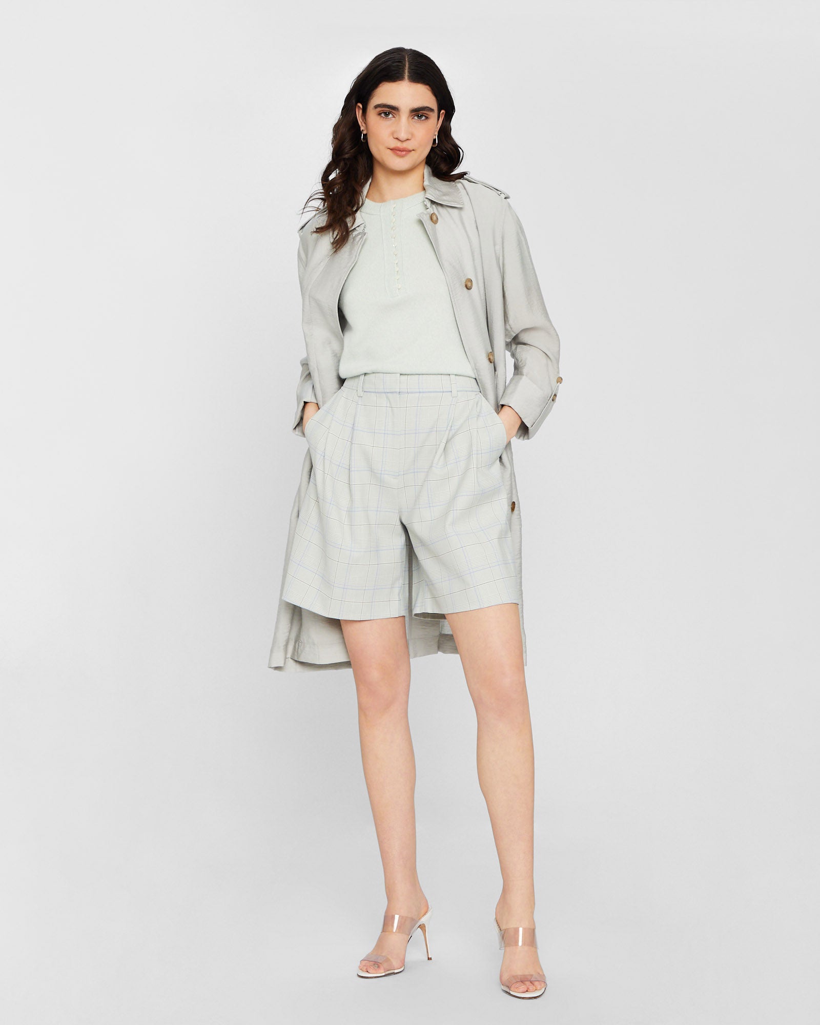 CLUB MONACO - Short Borrem - Menthe
