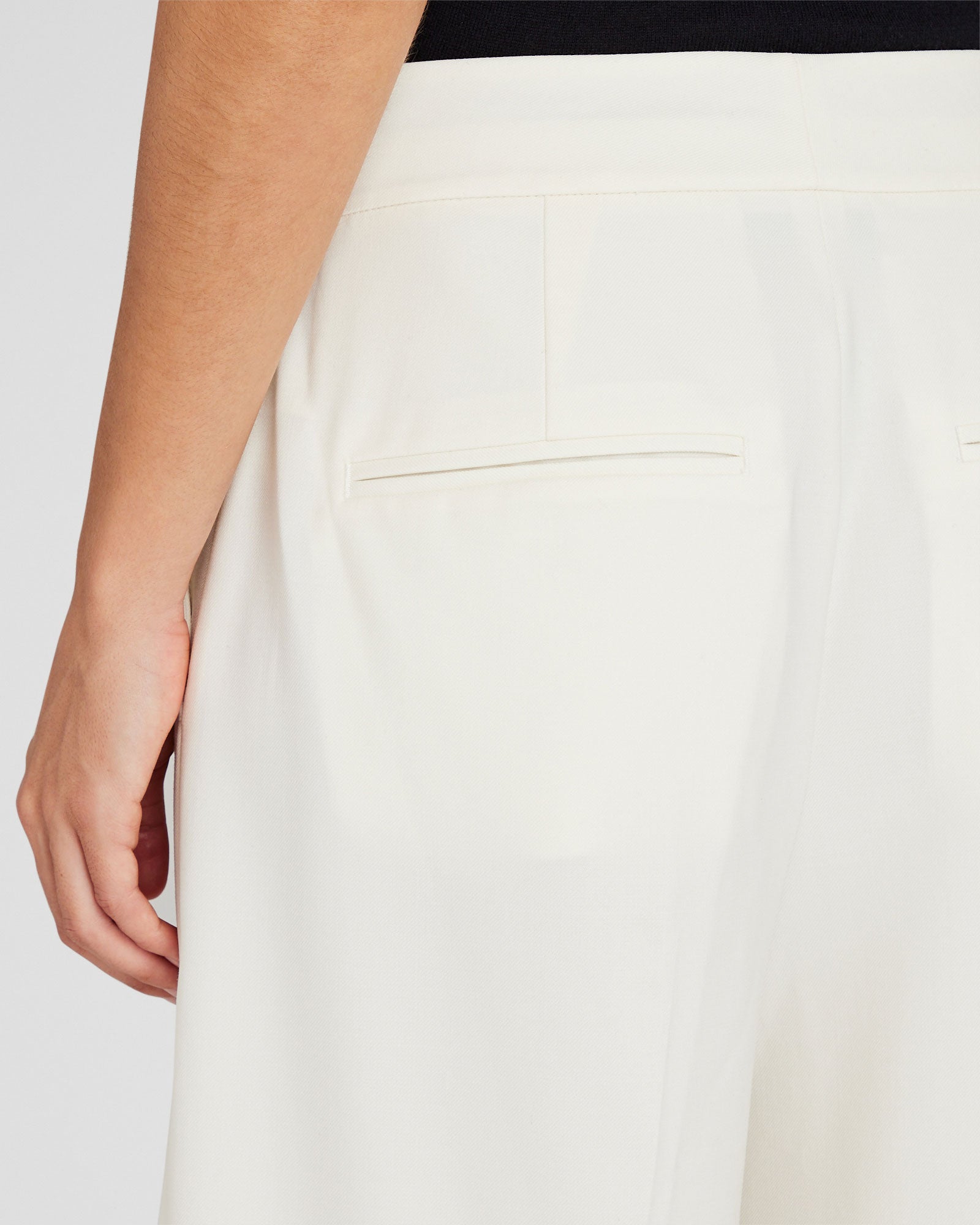 CLUB MONACO - Wide-Leg Borrem Pant - White