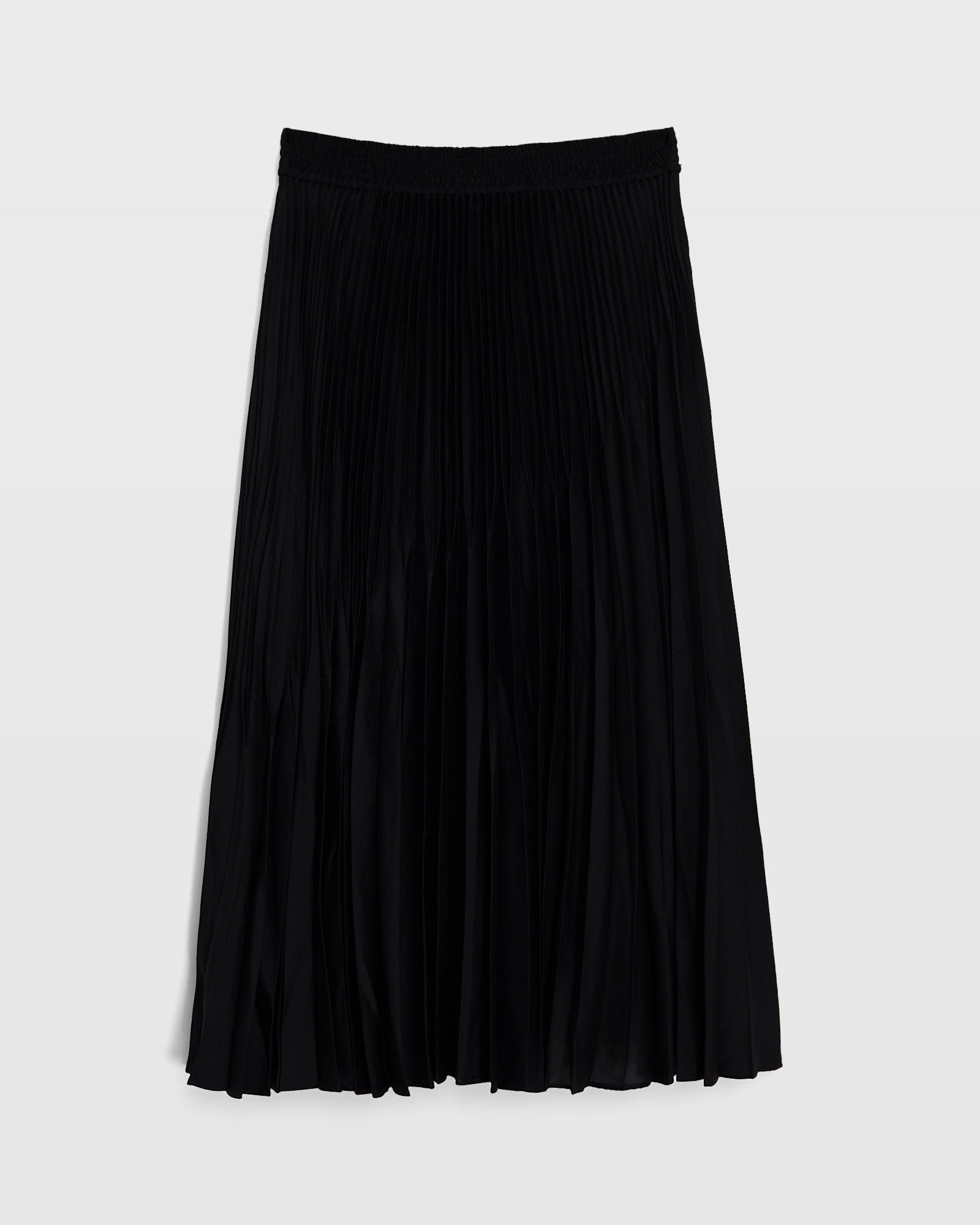 CLUB MONACO - Angle Pleated Skirt - Black Base