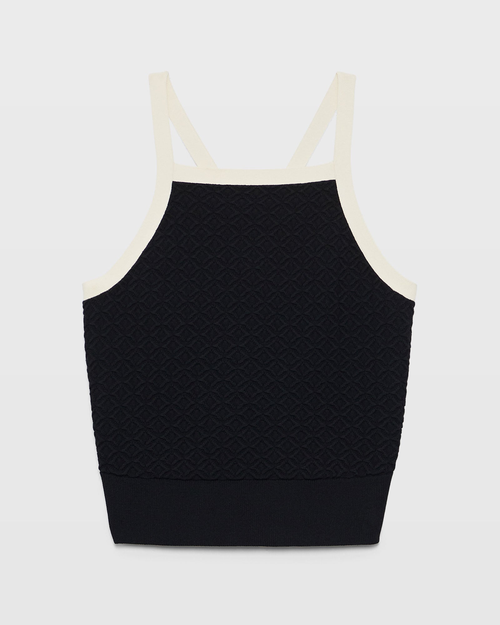 CLUB MONACO - Camisole en cachemire nouée au dos - Noir