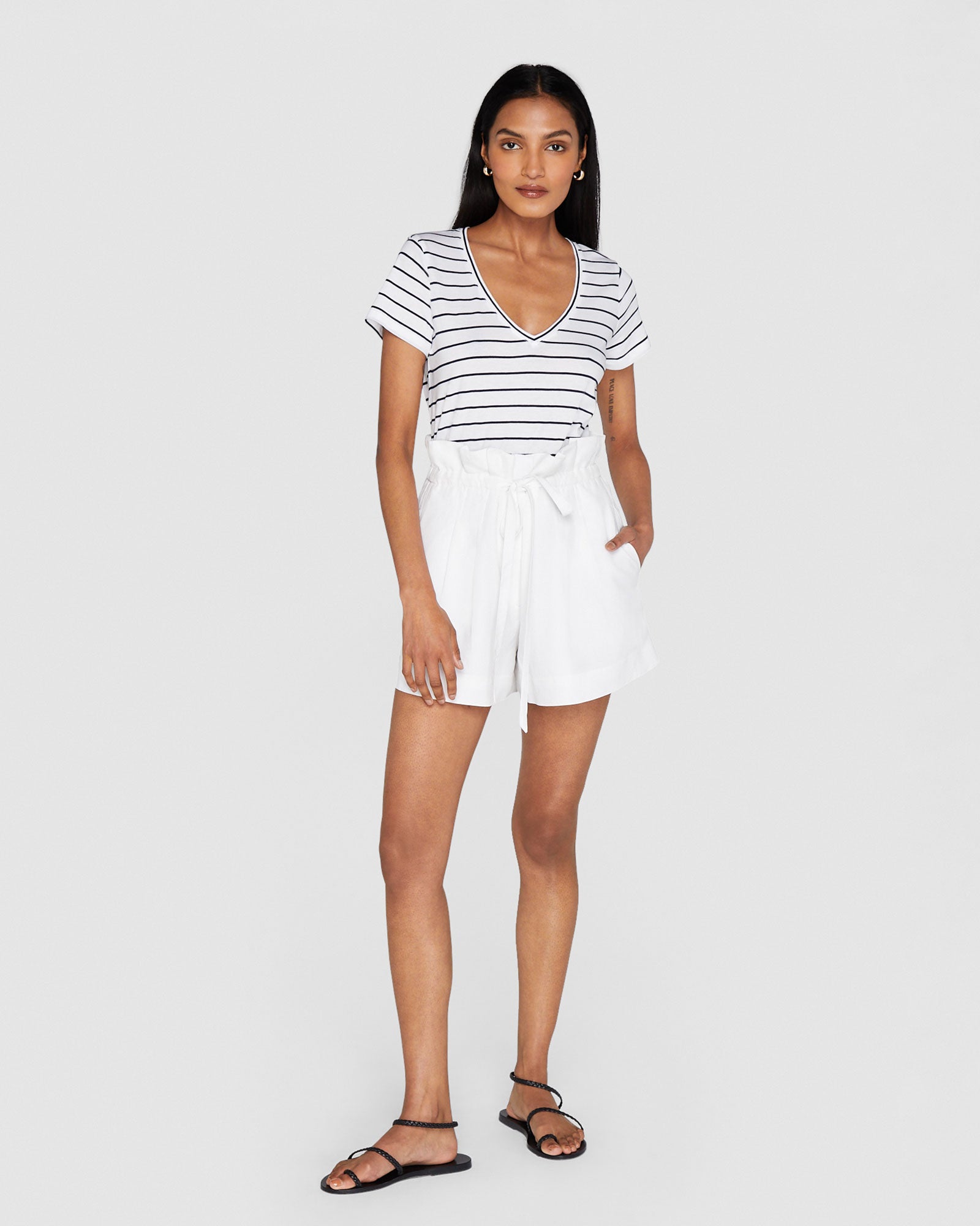 CLUB MONACO - Short Anreannah - Blanc