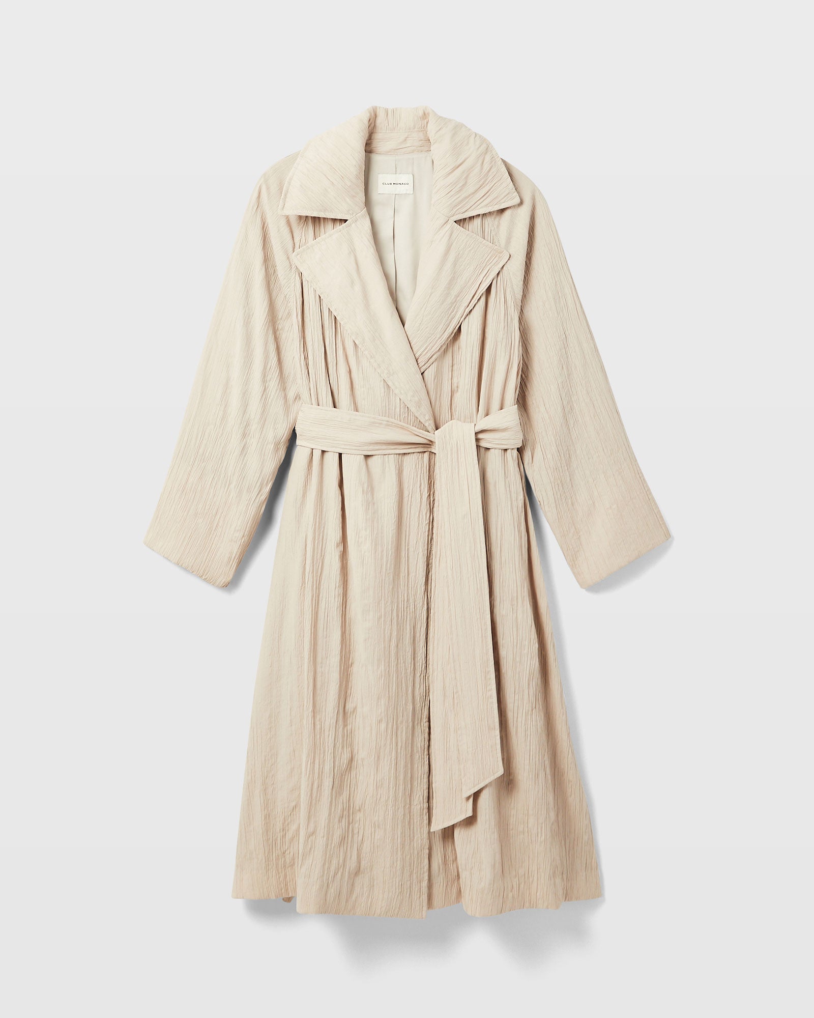 CLUB MONACO - Crinkle Trench - Dusty Mauve