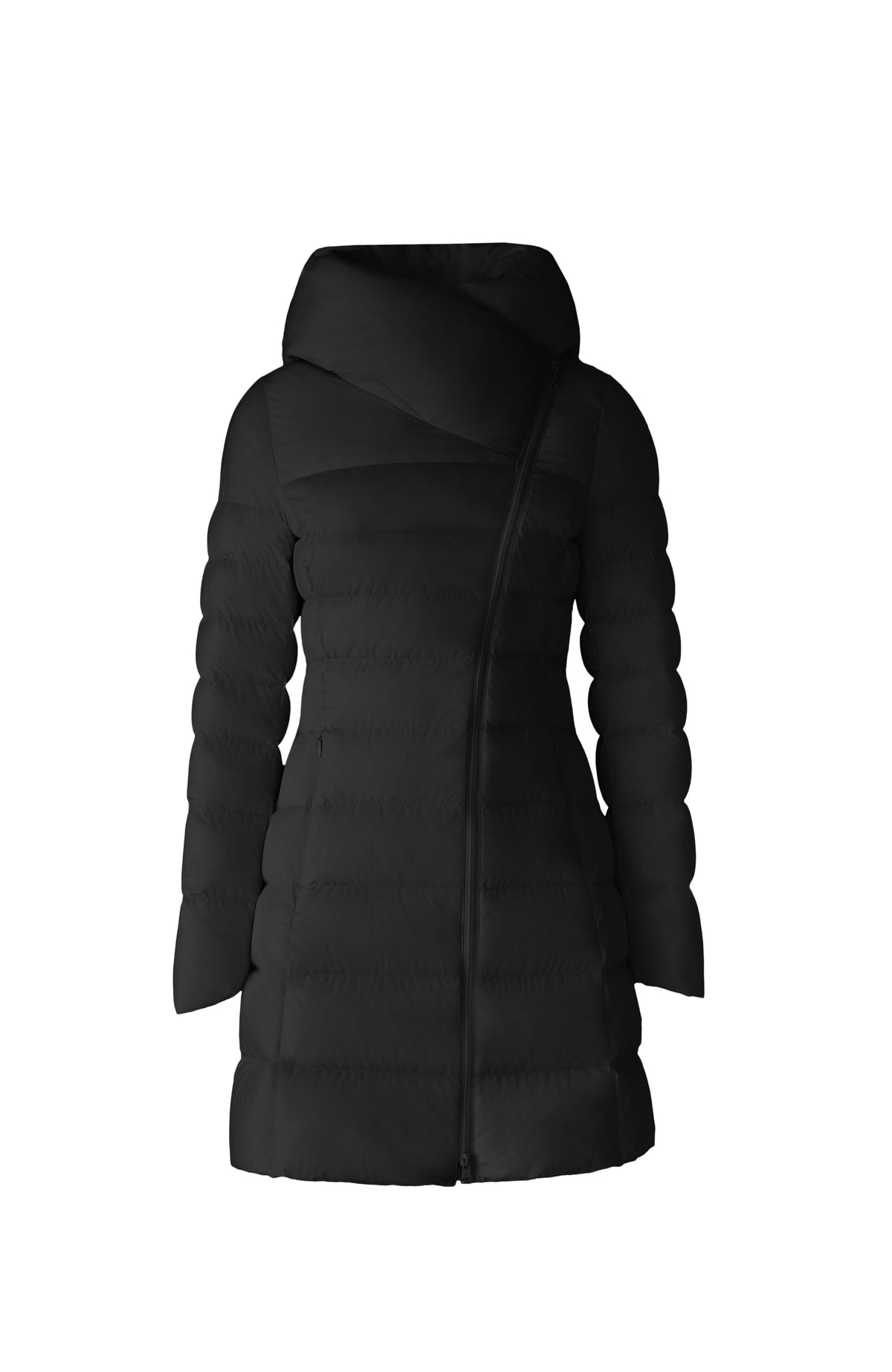 Club Monaco - SOIA & KYO Judy-M Stretch Down Jacket in Black - Noir
