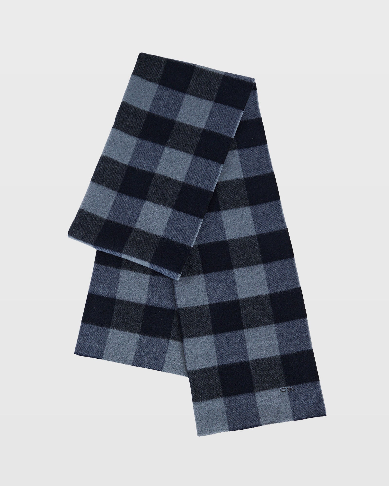 CLUB MONACO - Écharpe double face - Base bleue