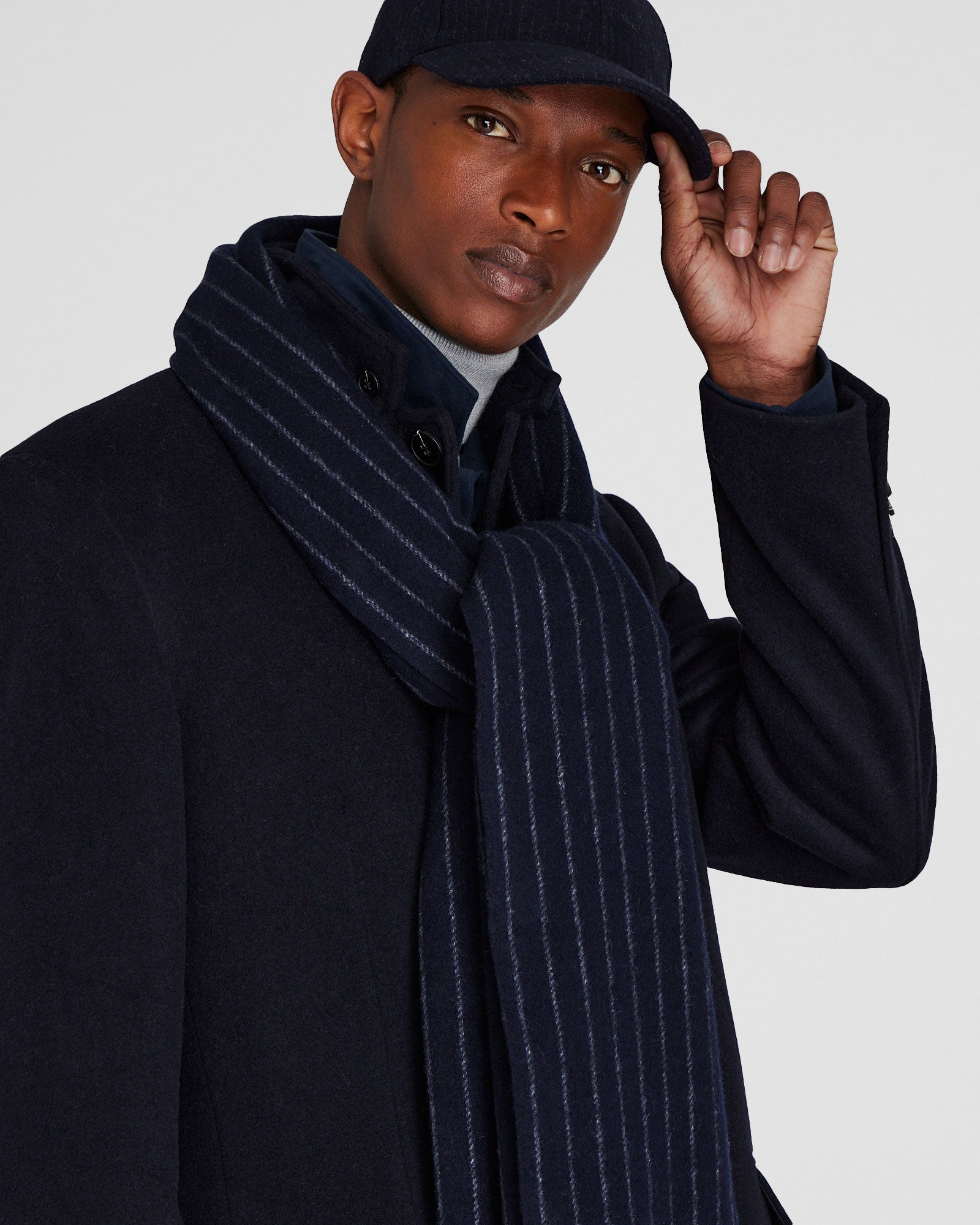 CLUB MONACO - Écharpe double face - Base navale