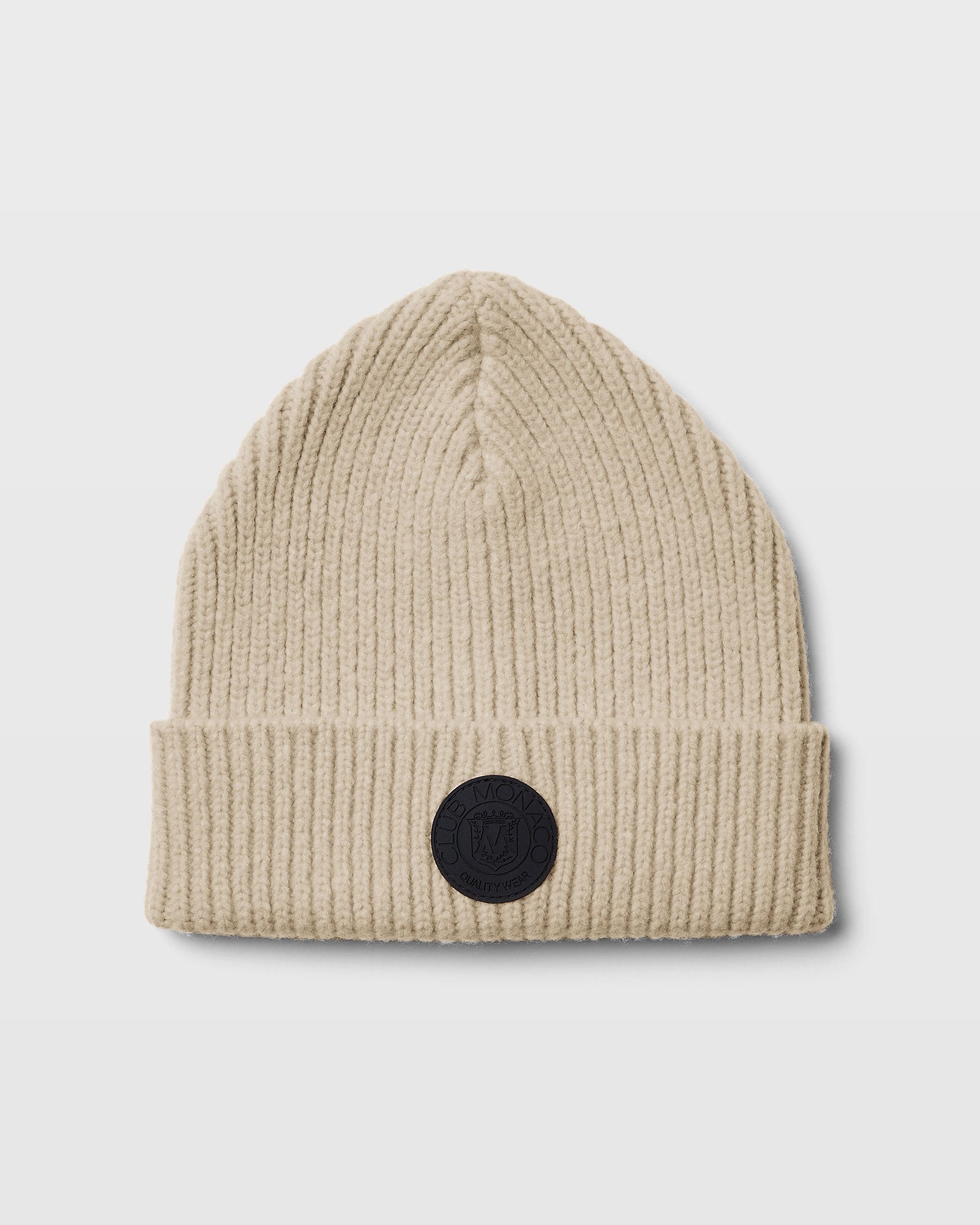 CLUB MONACO - Crest Beanie - Beige