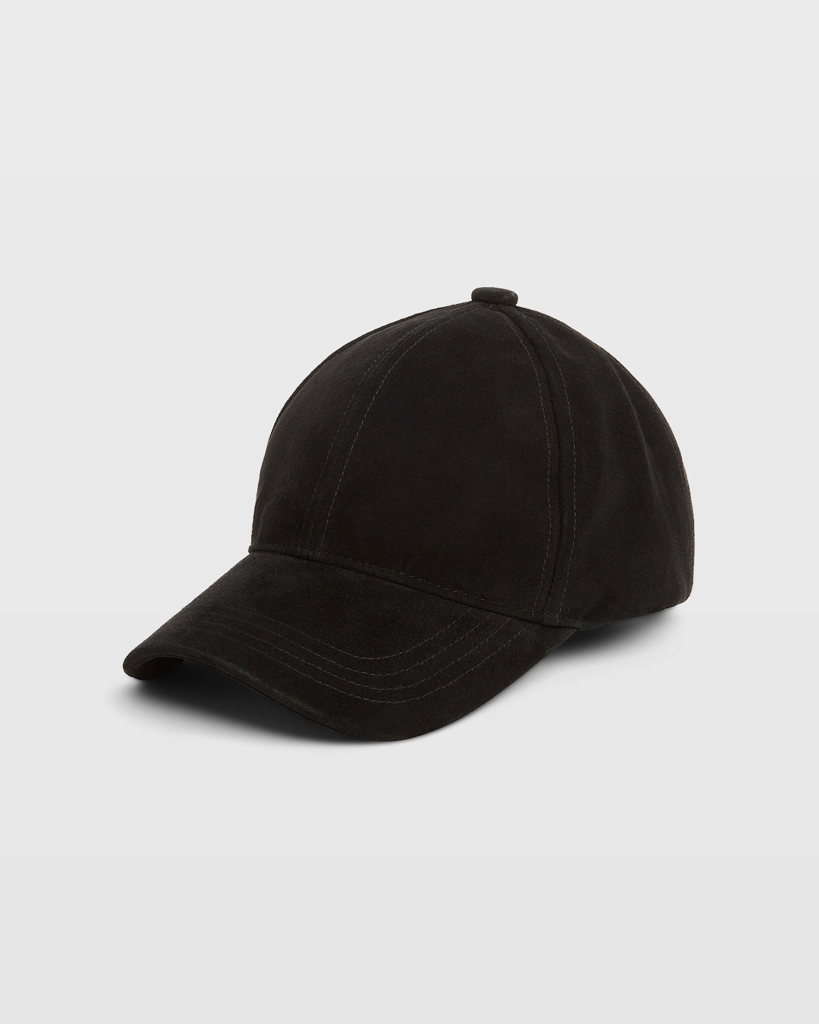 CLUB MONACO - Suede Cap - Black