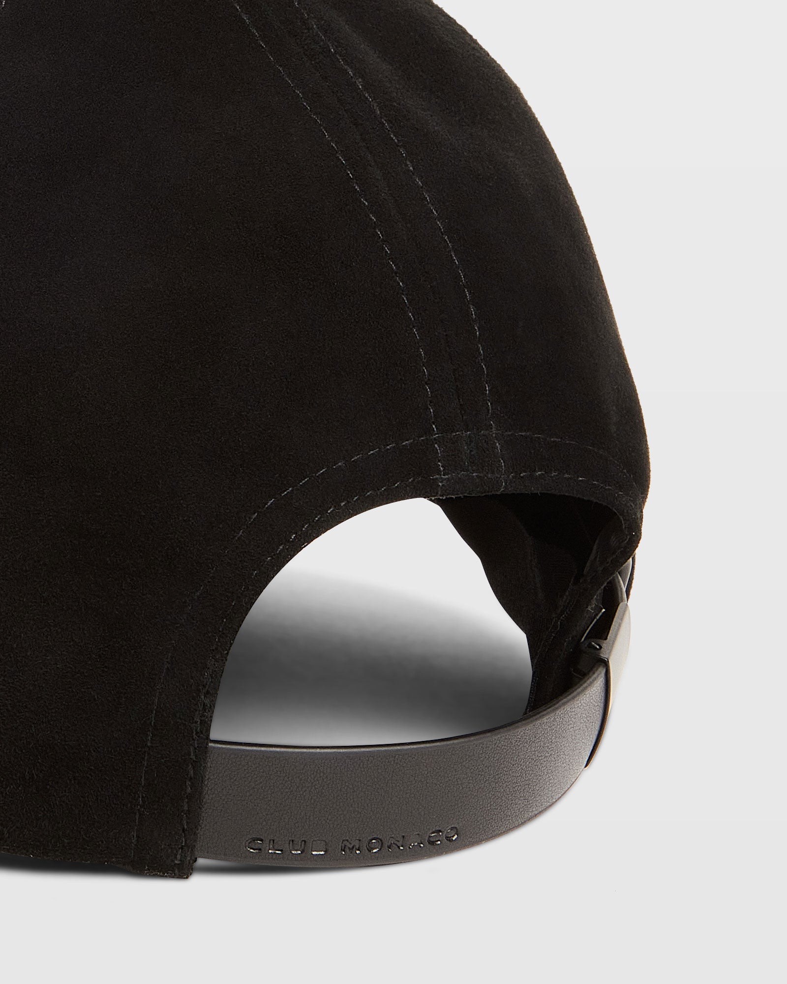 CLUB MONACO - Casquette en daim - Noir
