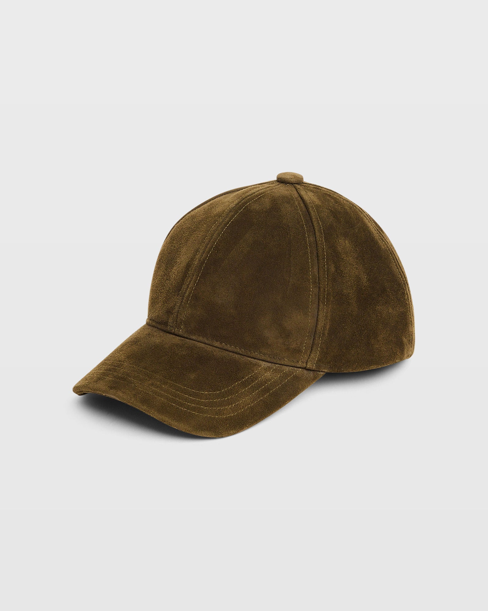 CLUB MONACO - Suede Cap - Olive