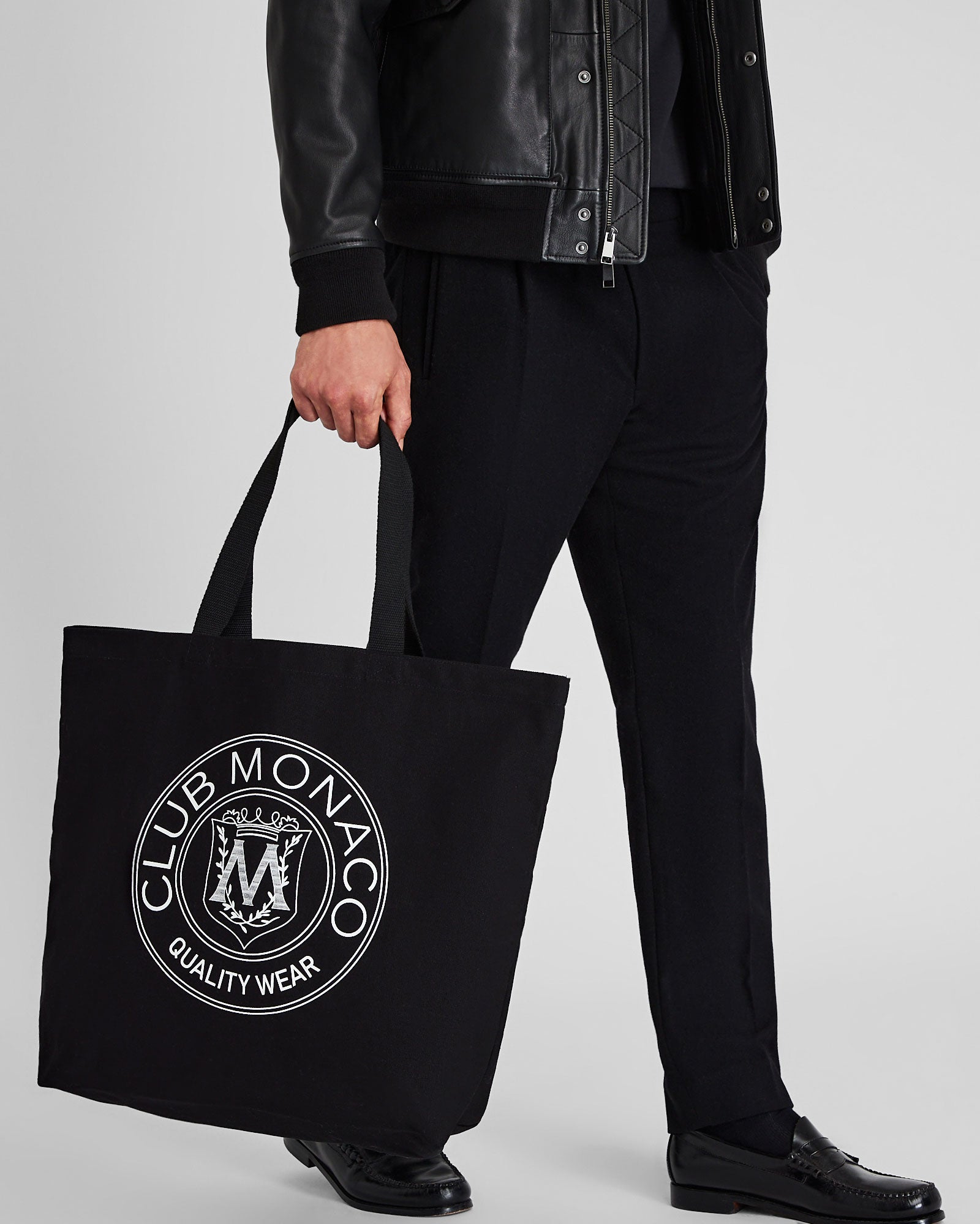 CLUB MONACO - Crest Tote - Black