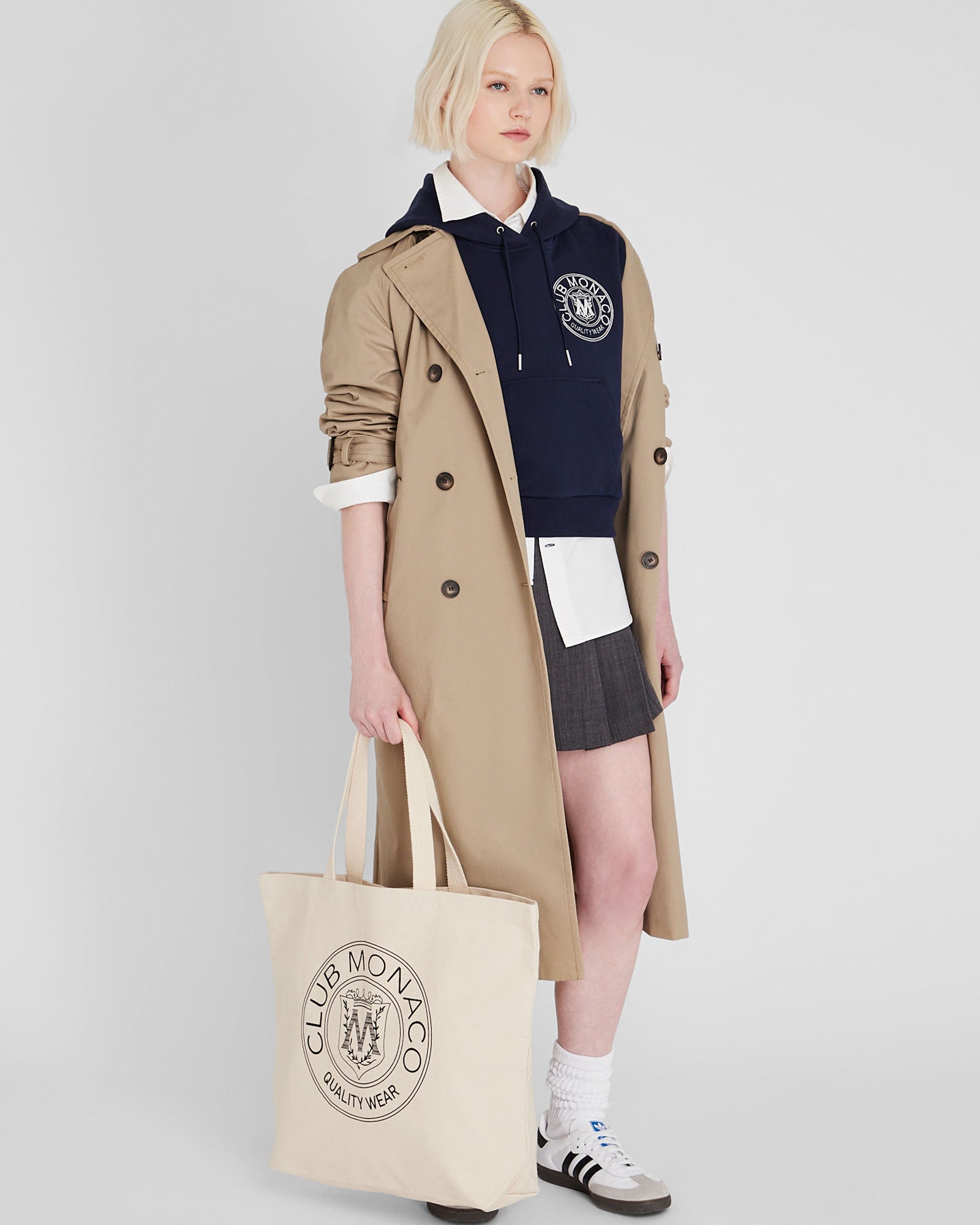 CLUB MONACO - Crest Tote - Natural