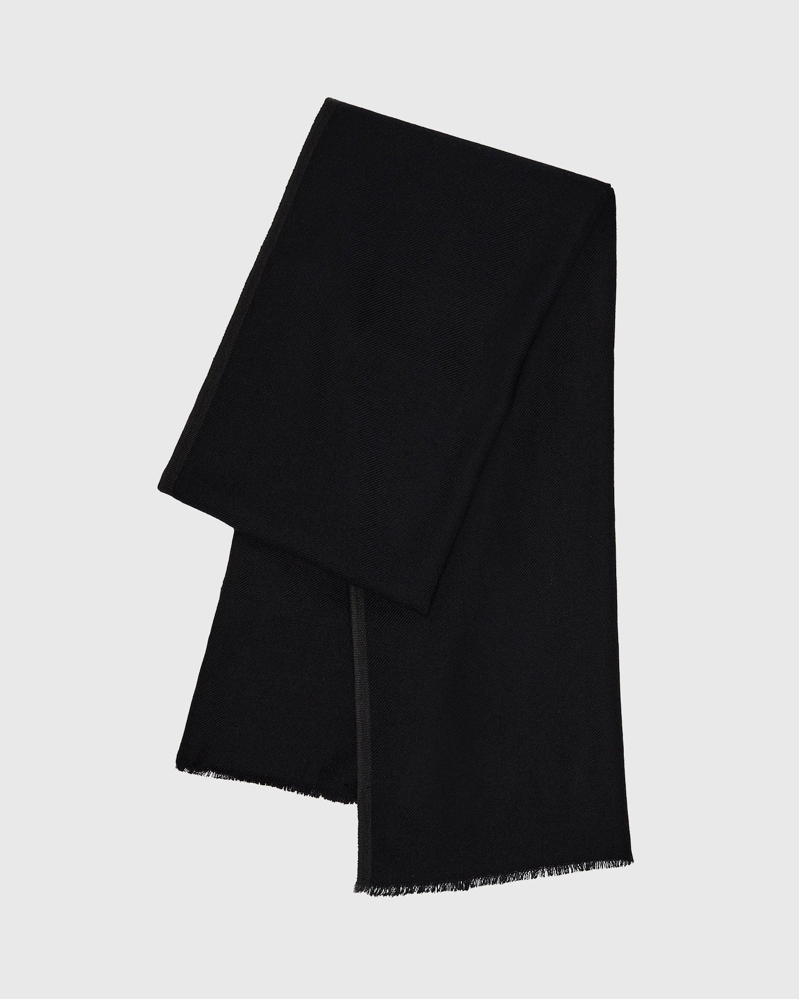 CLUB MONACO - Woven Cashmere Blend Scarf - Black