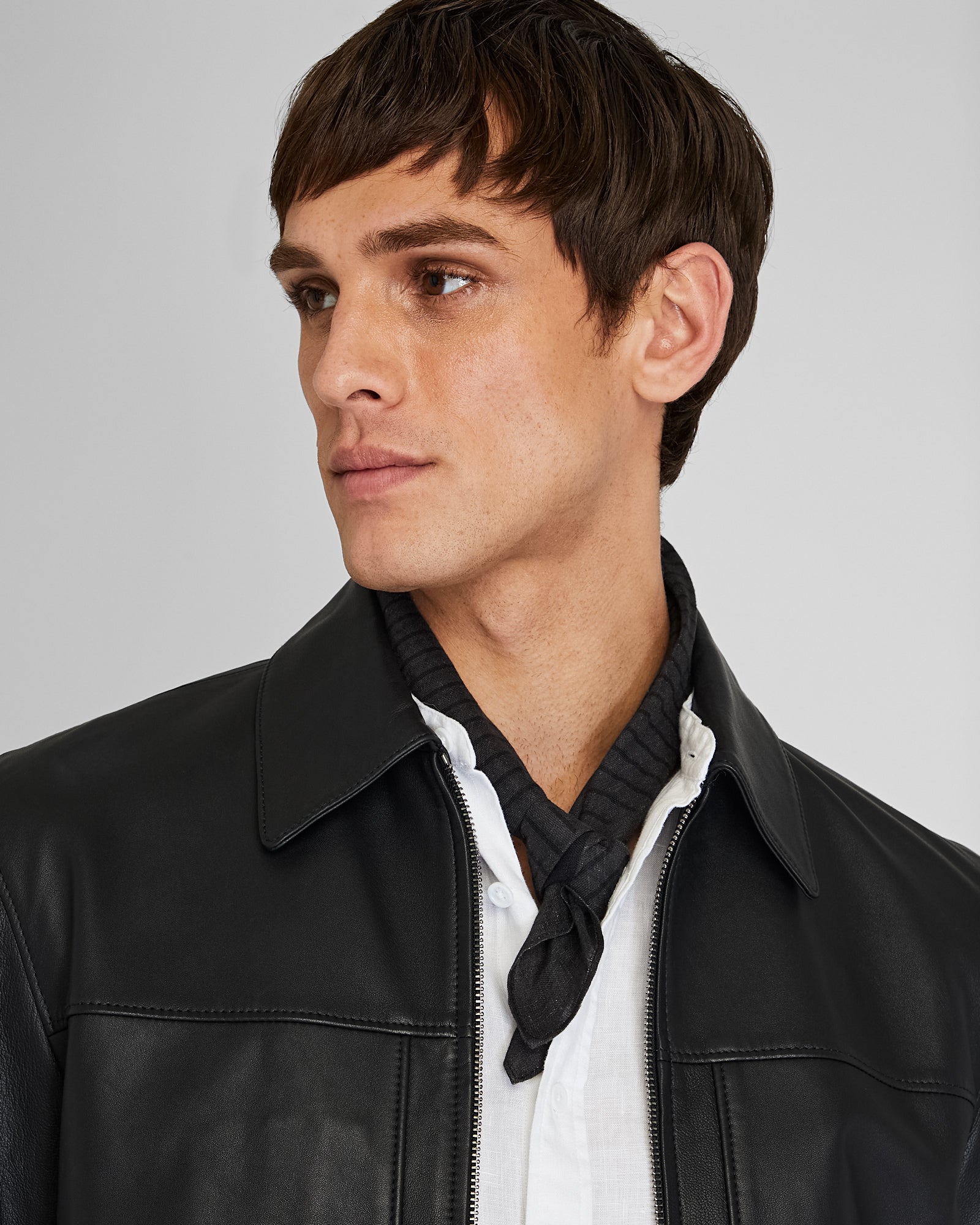 CLUB MONACO - Linen Bandana - Mélange blax