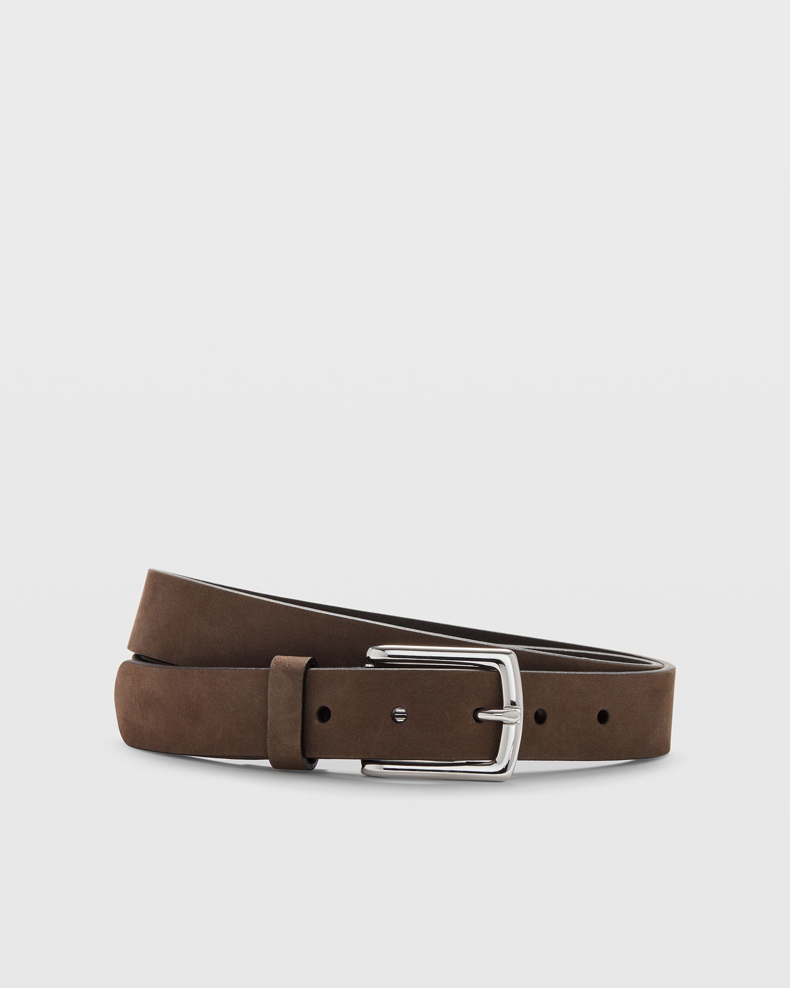 CLUB MONACO - Laird Suede Belt - Olive