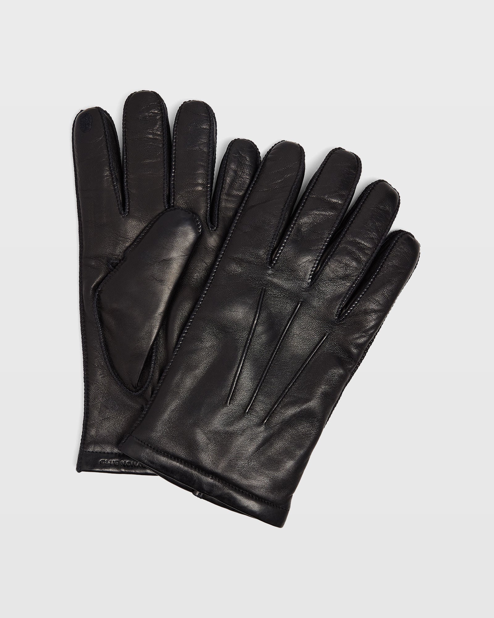 CLUB MONACO - Gants en cuir raffinés - Noir