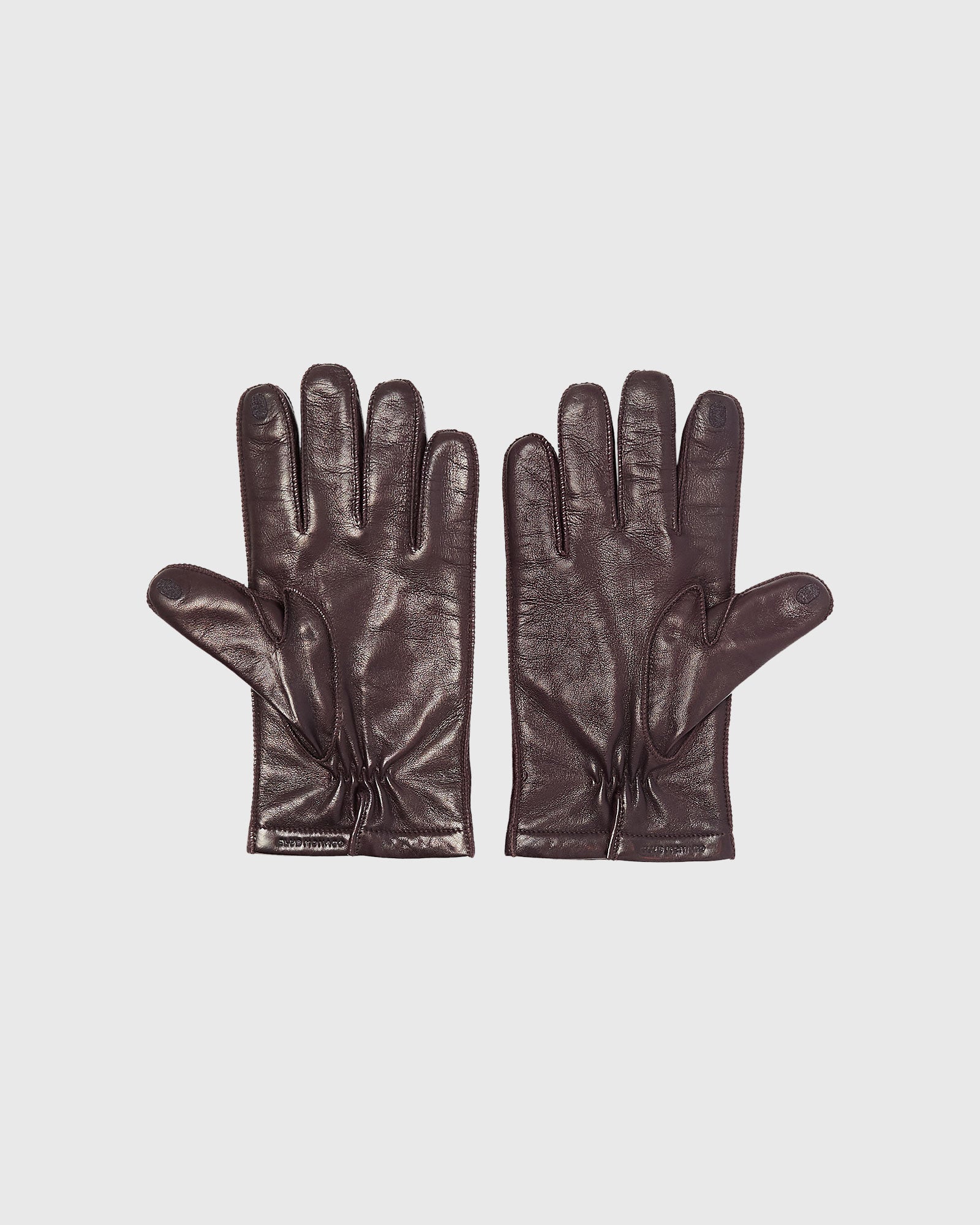 CLUB MONACO - Refined Leather Glove - Brown