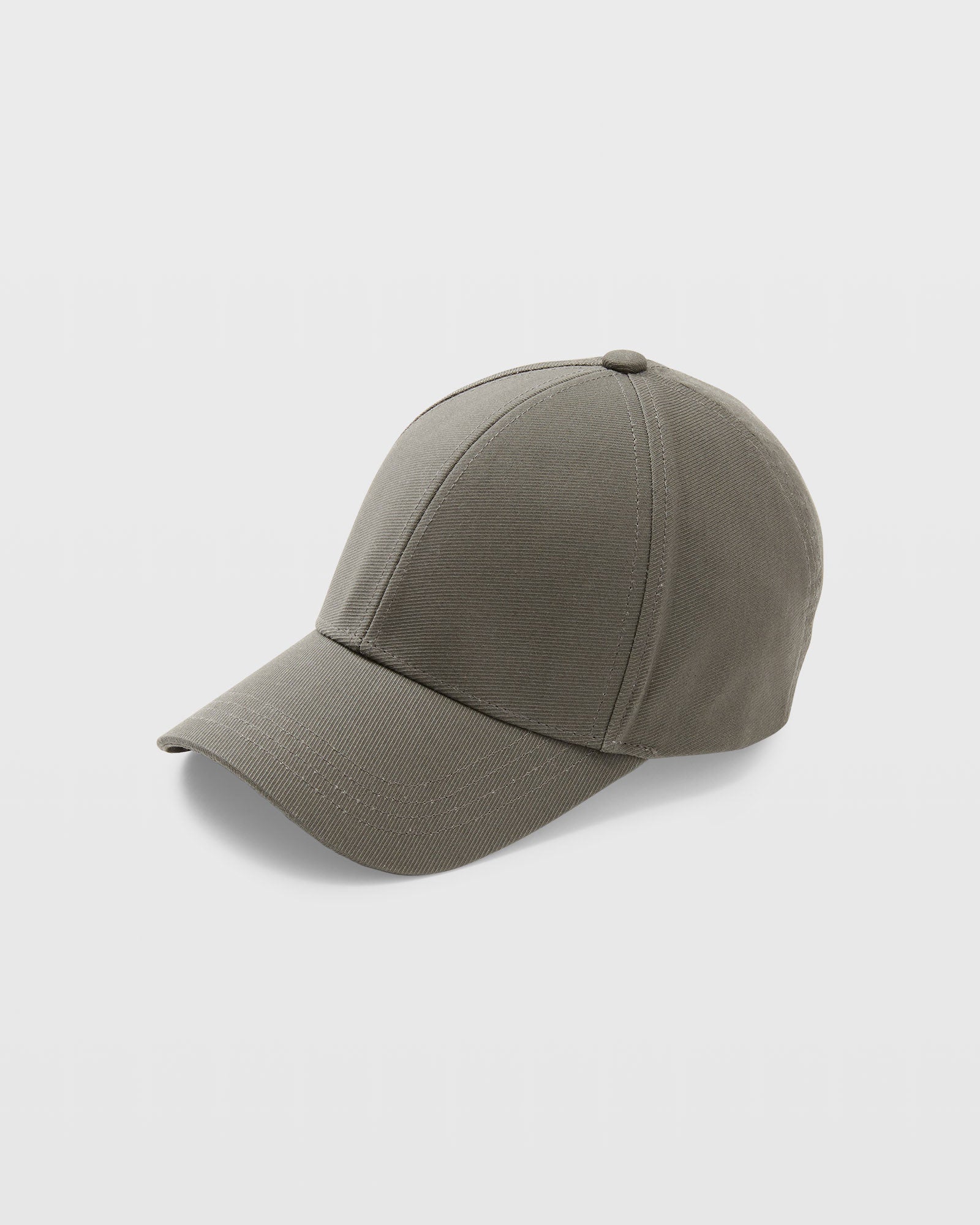 CLUB MONACO - Casquette avec courroie en cuir - Olive