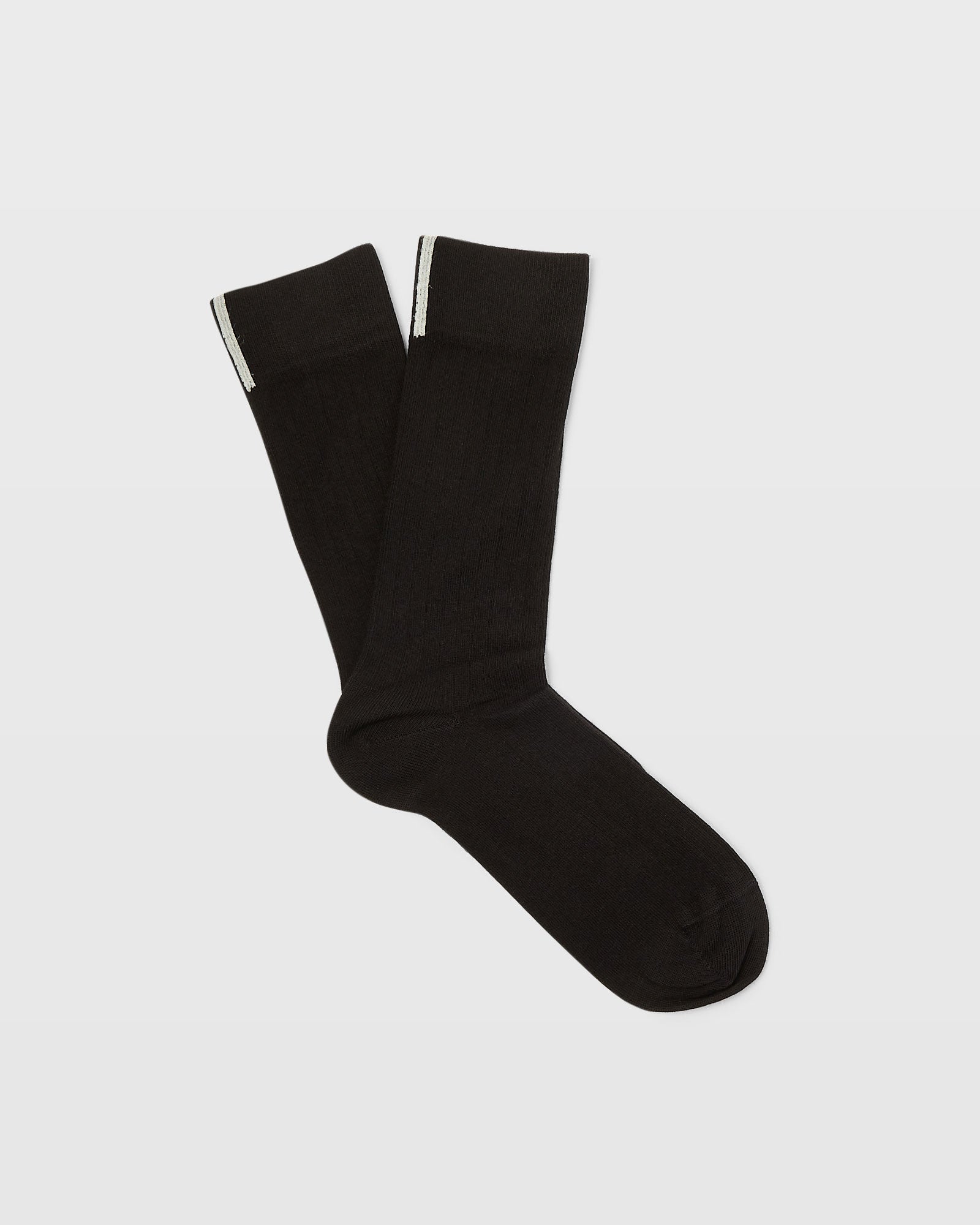 CLUB MONACO - Chaussette CM - Noir