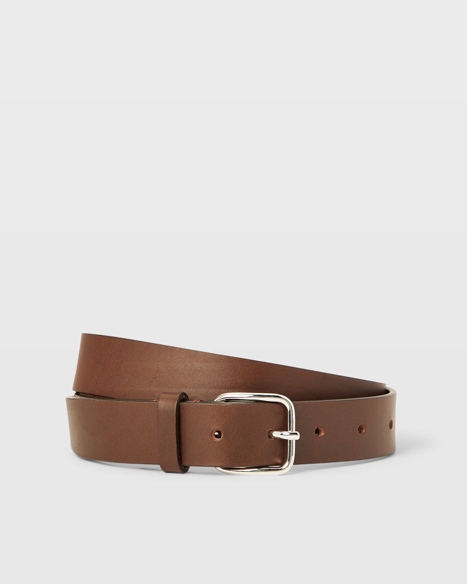 CLUB MONACO - Refined Dress Belt - Brown