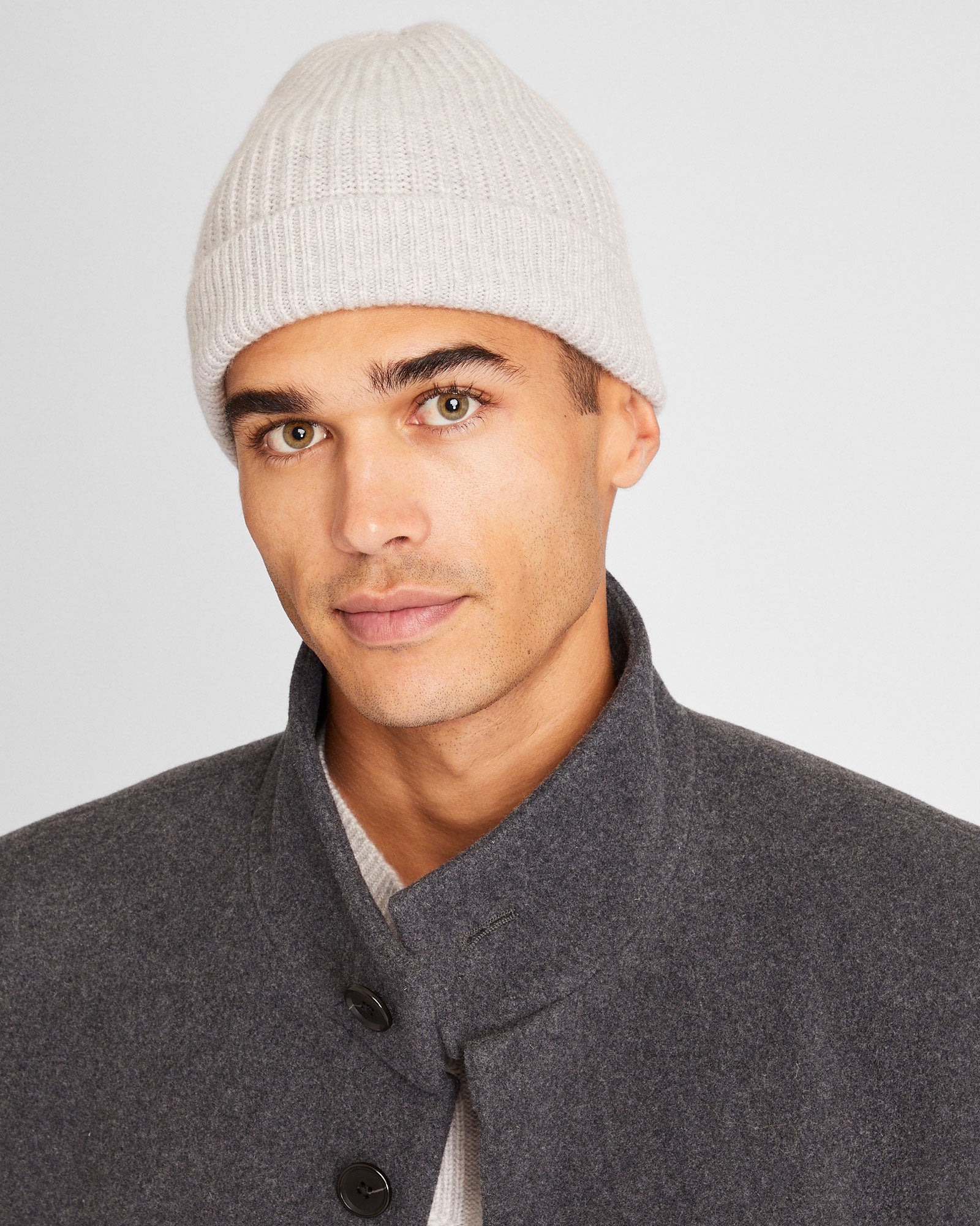 CLUB MONACO - Kensington Cashmere Hat - Light Grey