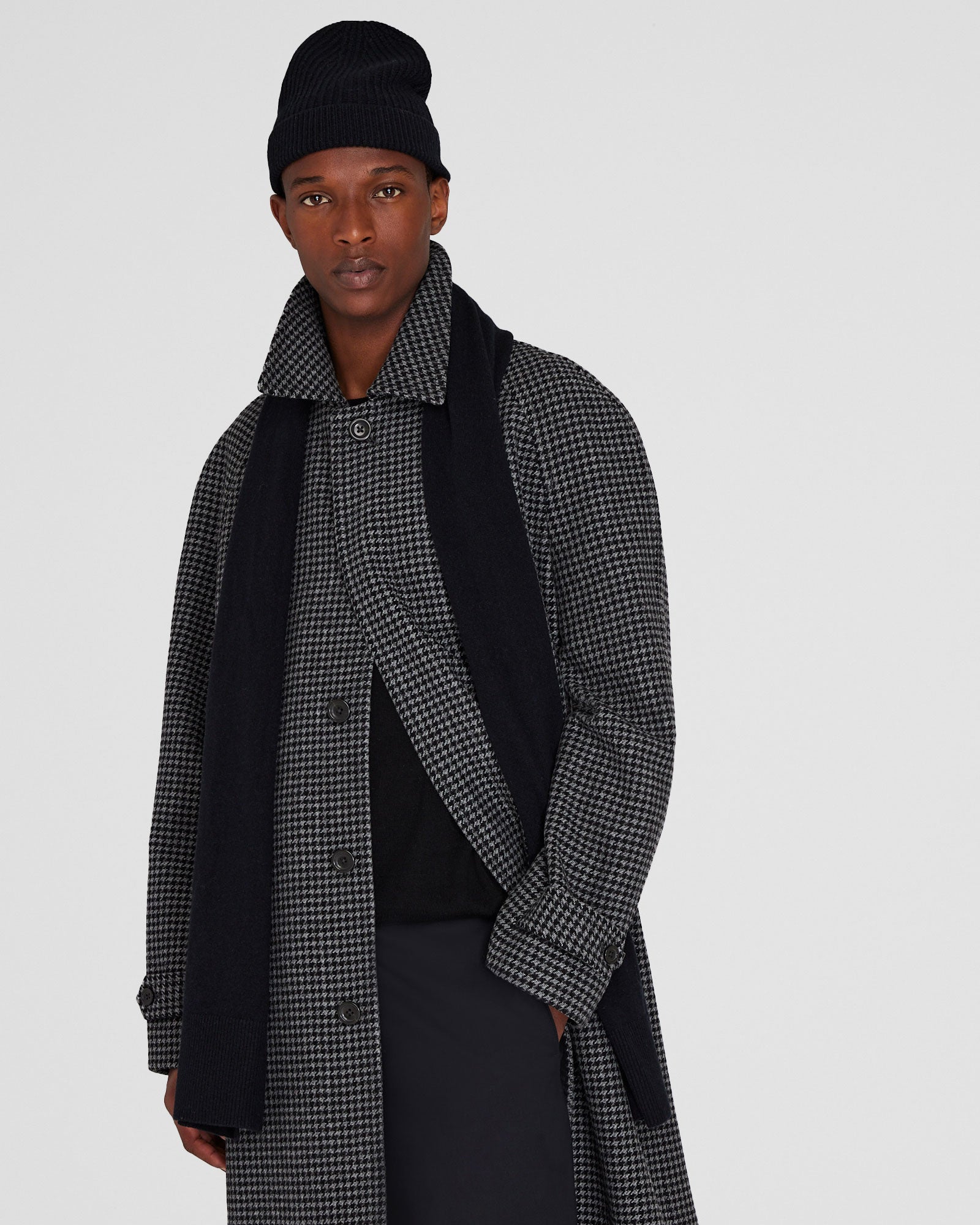 CLUB MONACO - Écharpe en cachemire Kensington - Noir