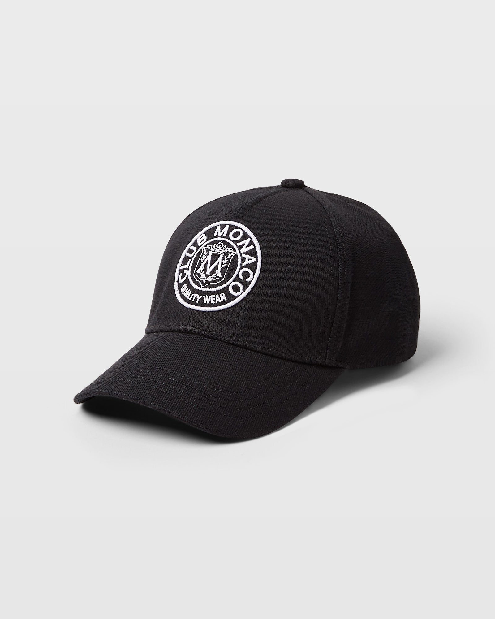CLUB MONACO - Crest Baseball Cap - Black