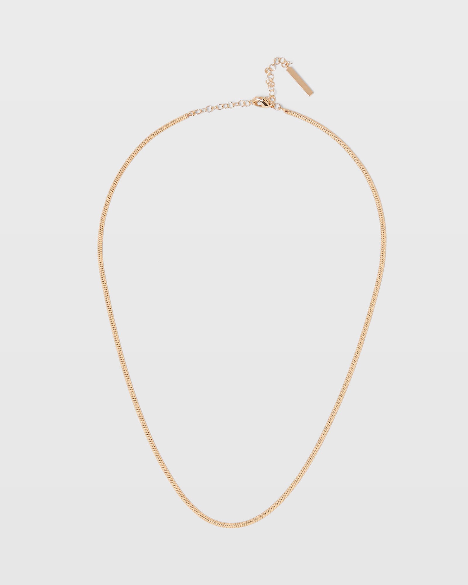 CLUB MONACO - Serefina Slim Snake Chain Necklace - Gold
