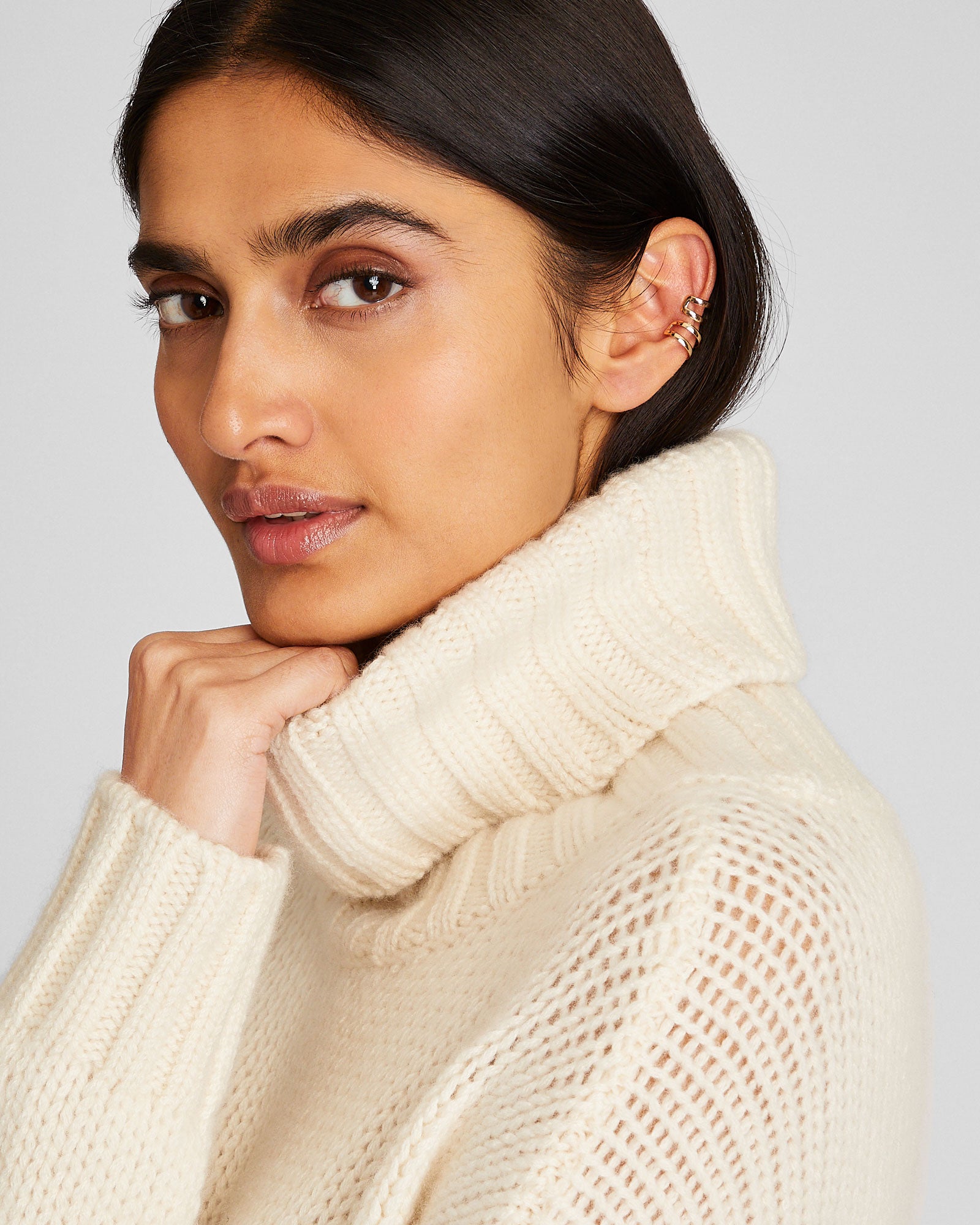CLUB MONACO - Double Ear Cuff - Gold