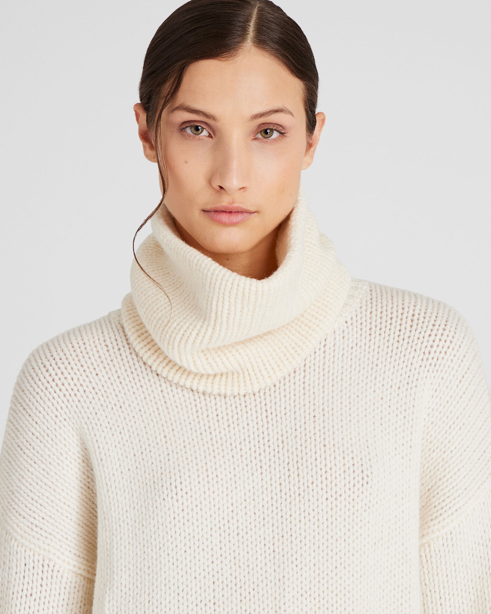 CLUB MONACO - Écharpe tube en cachemire de luxe - Blanc Cassé