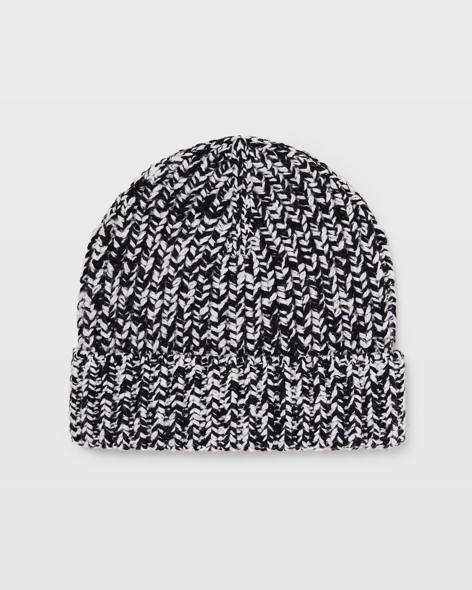 CLUB MONACO - Bonnet fantaisie en tricot côtelé - Noir