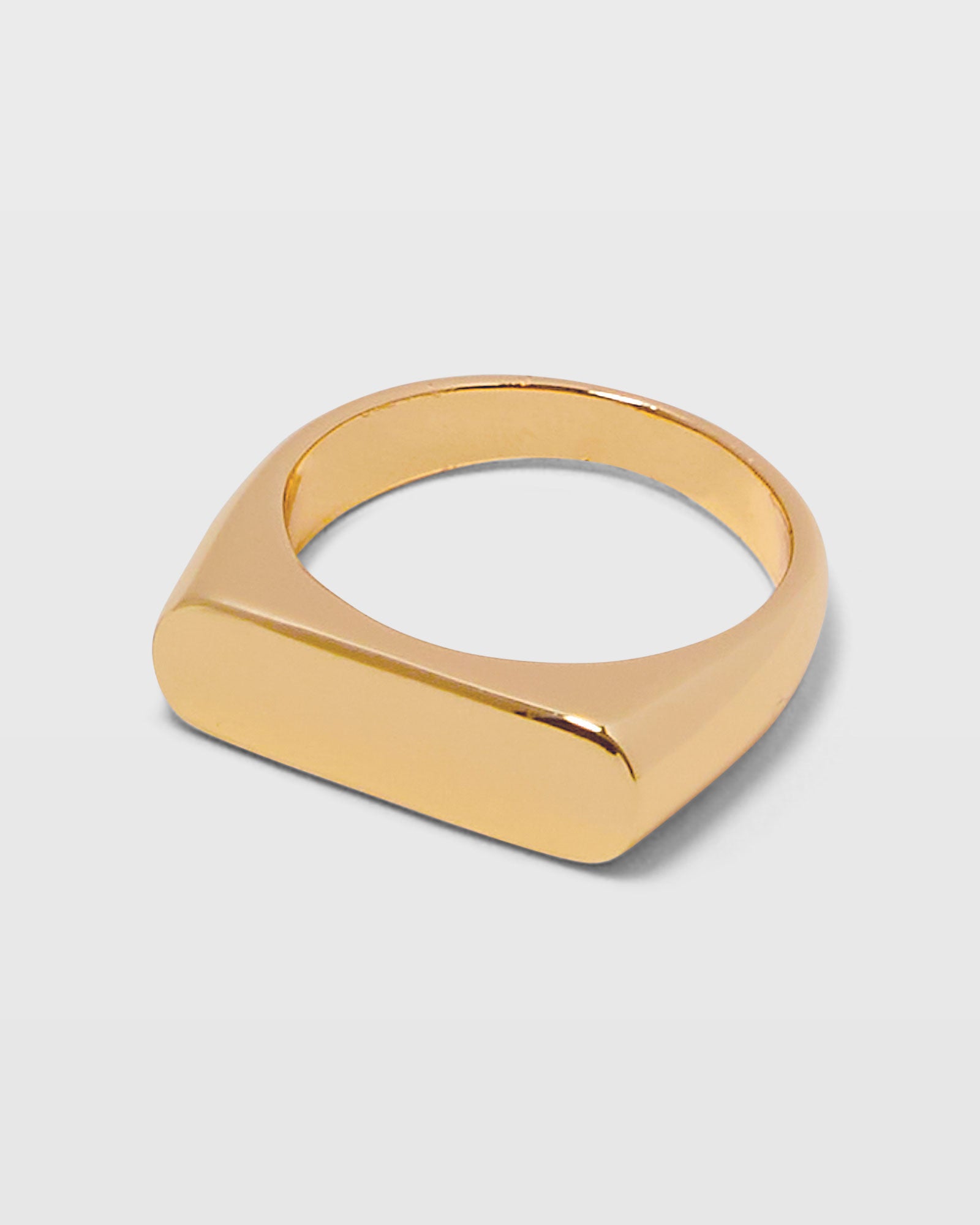 CLUB MONACO - Bague avec détail barre imposante - Or