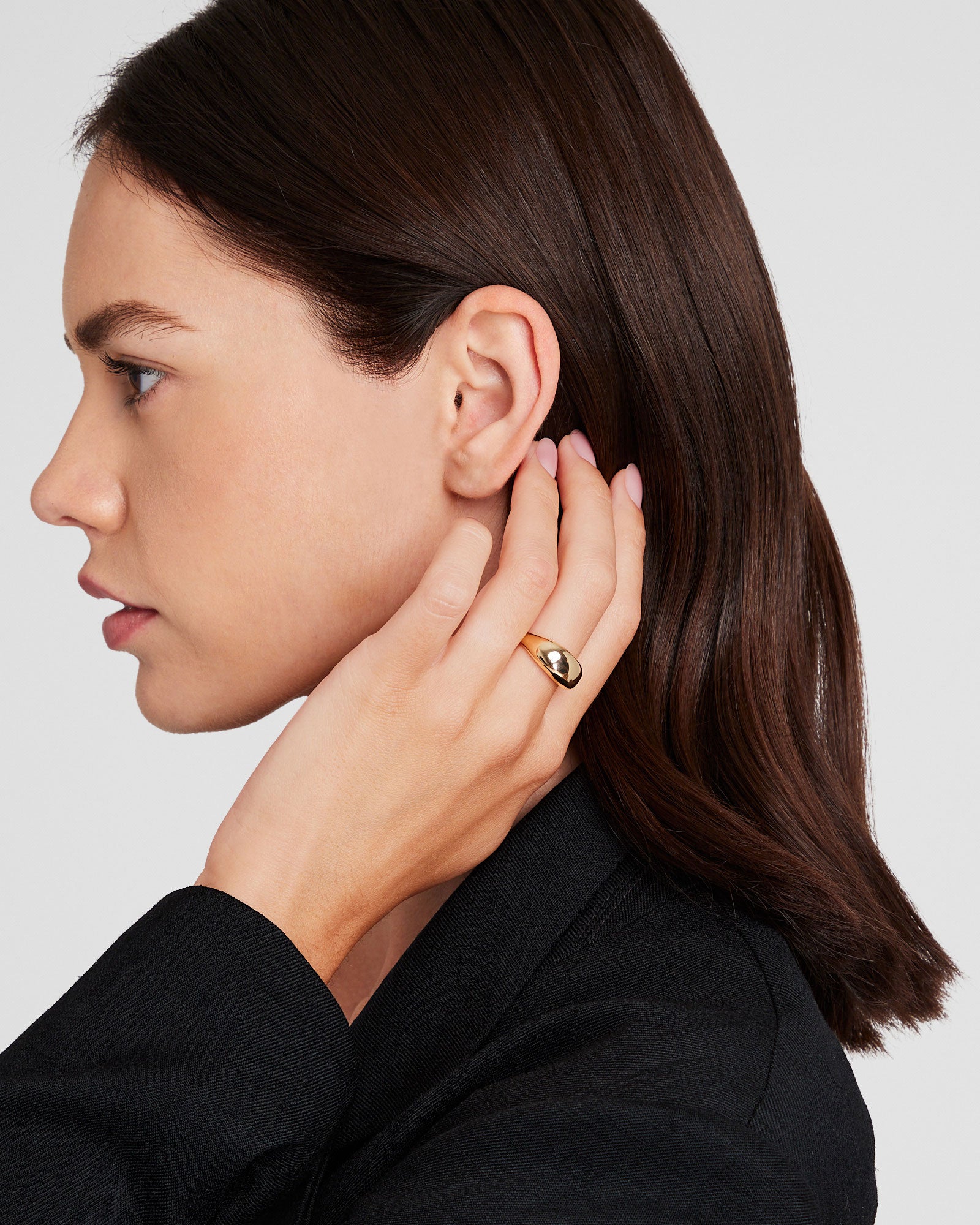CLUB MONACO - Bague double dôme - Or