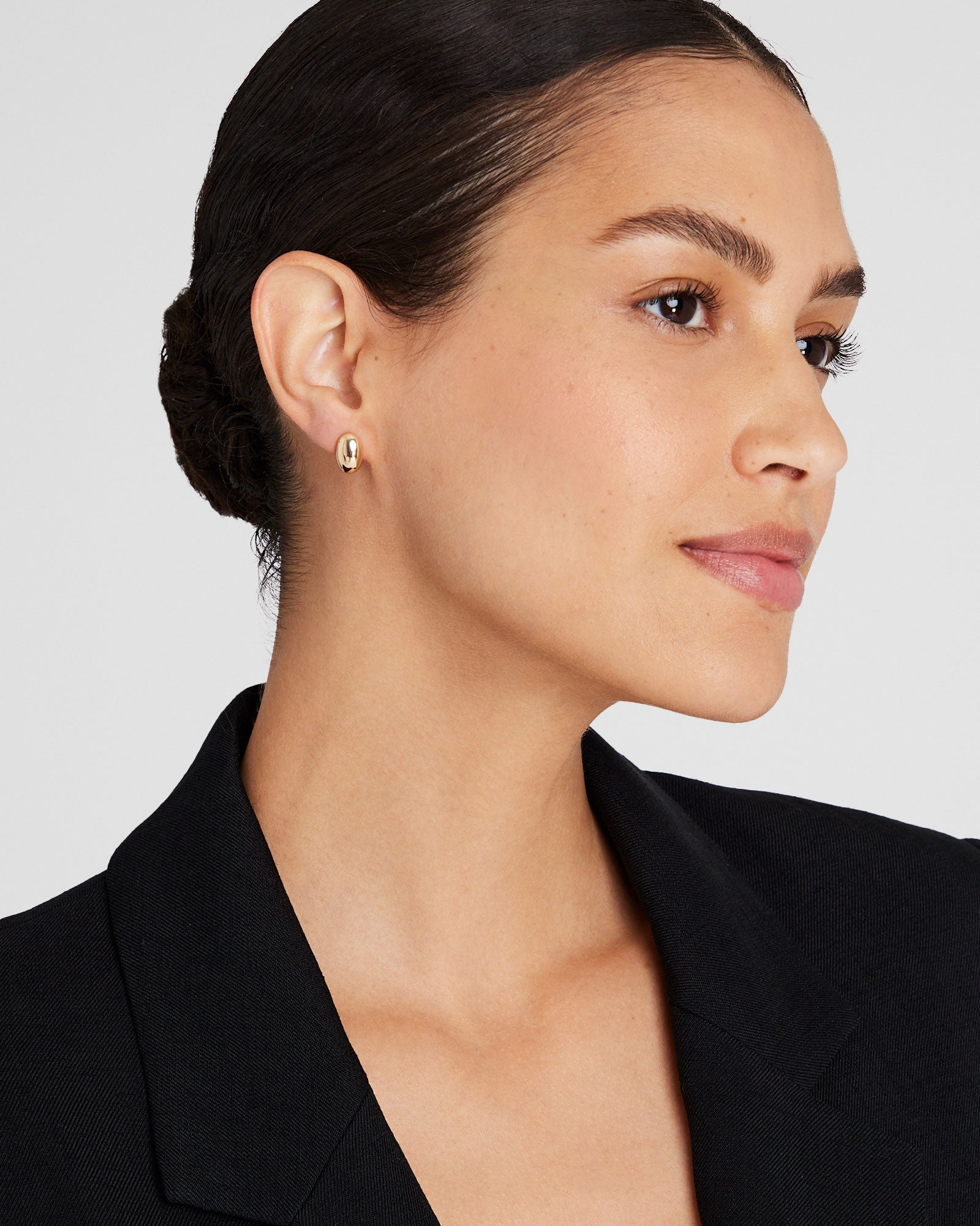 CLUB MONACO - Ensemble de boucles d'oreilles clou - Or