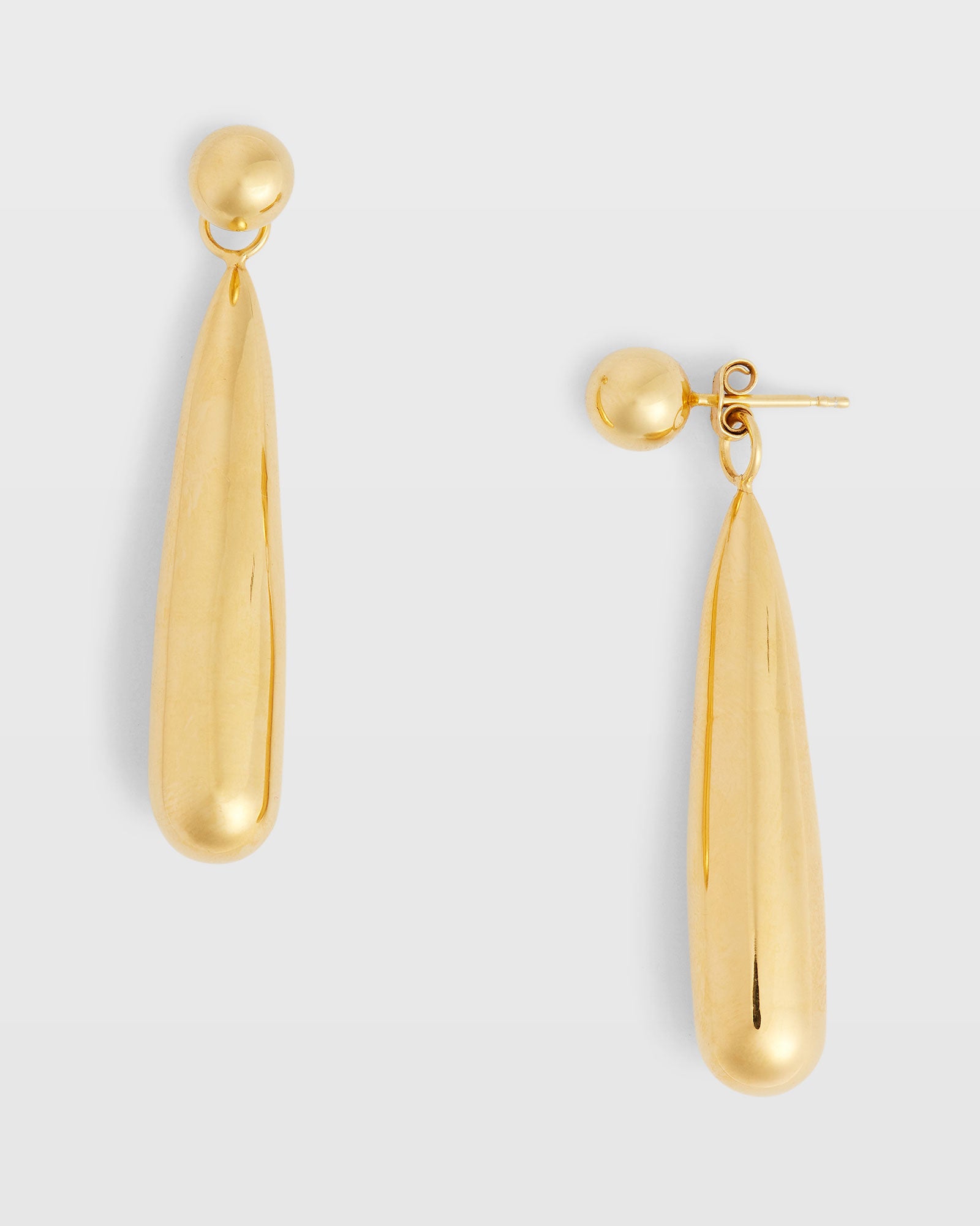 CLUB MONACO - Reverse Dangling Earrings - Gold