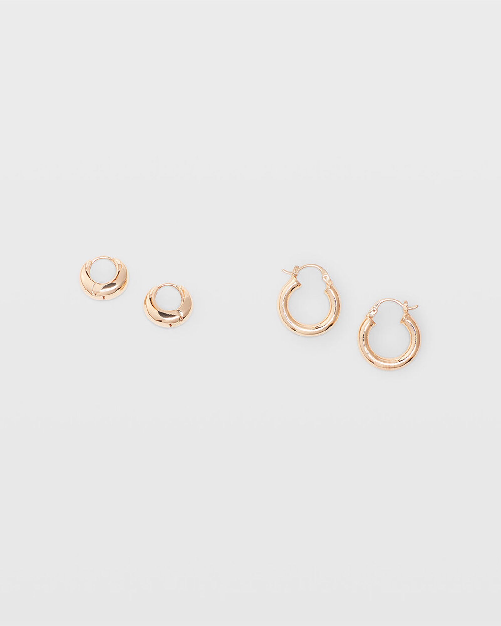CLUB MONACO - Chunky Hoop Set - Gold