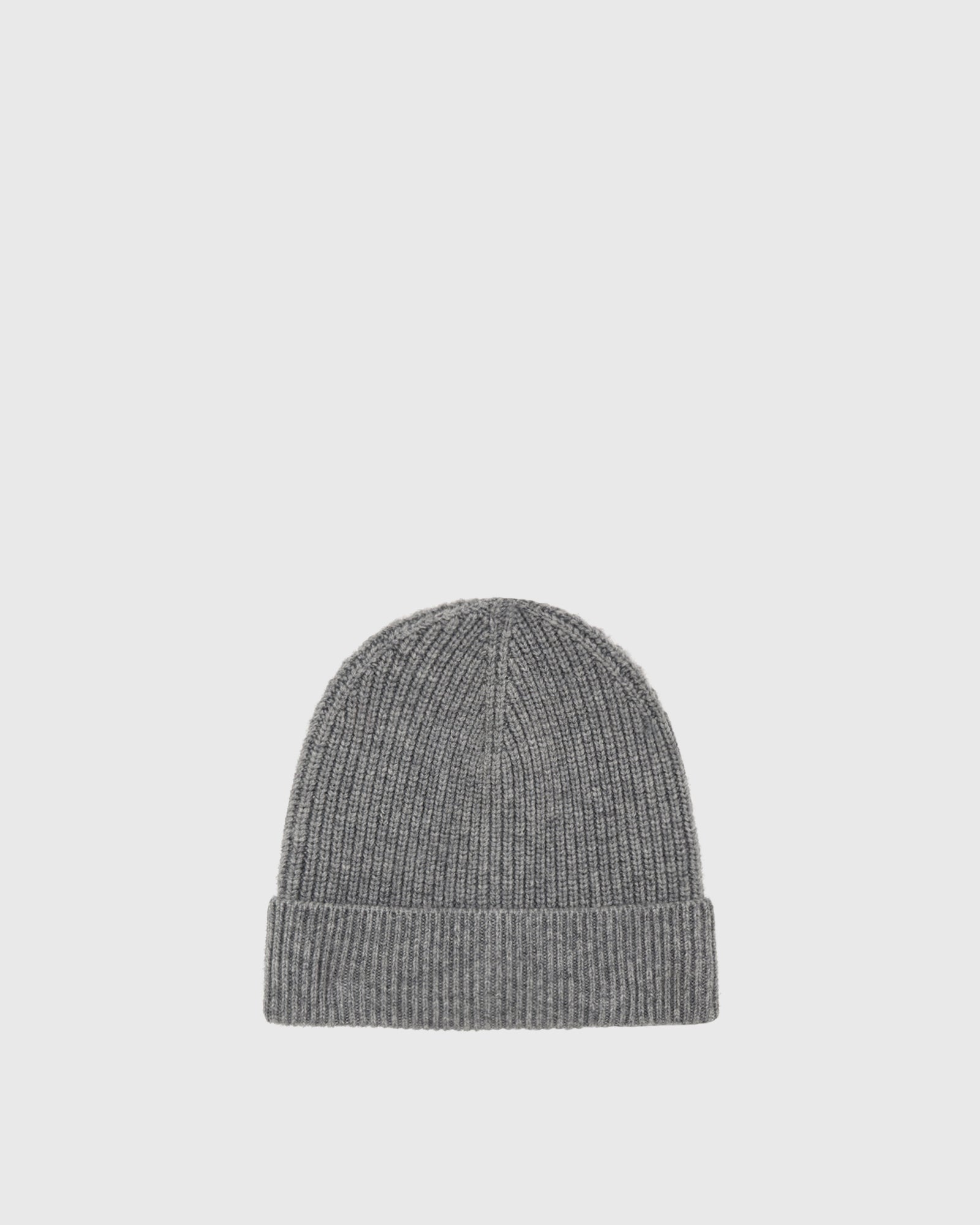 Club Monaco - Turnback Rib Hat - Medium Heather Grey