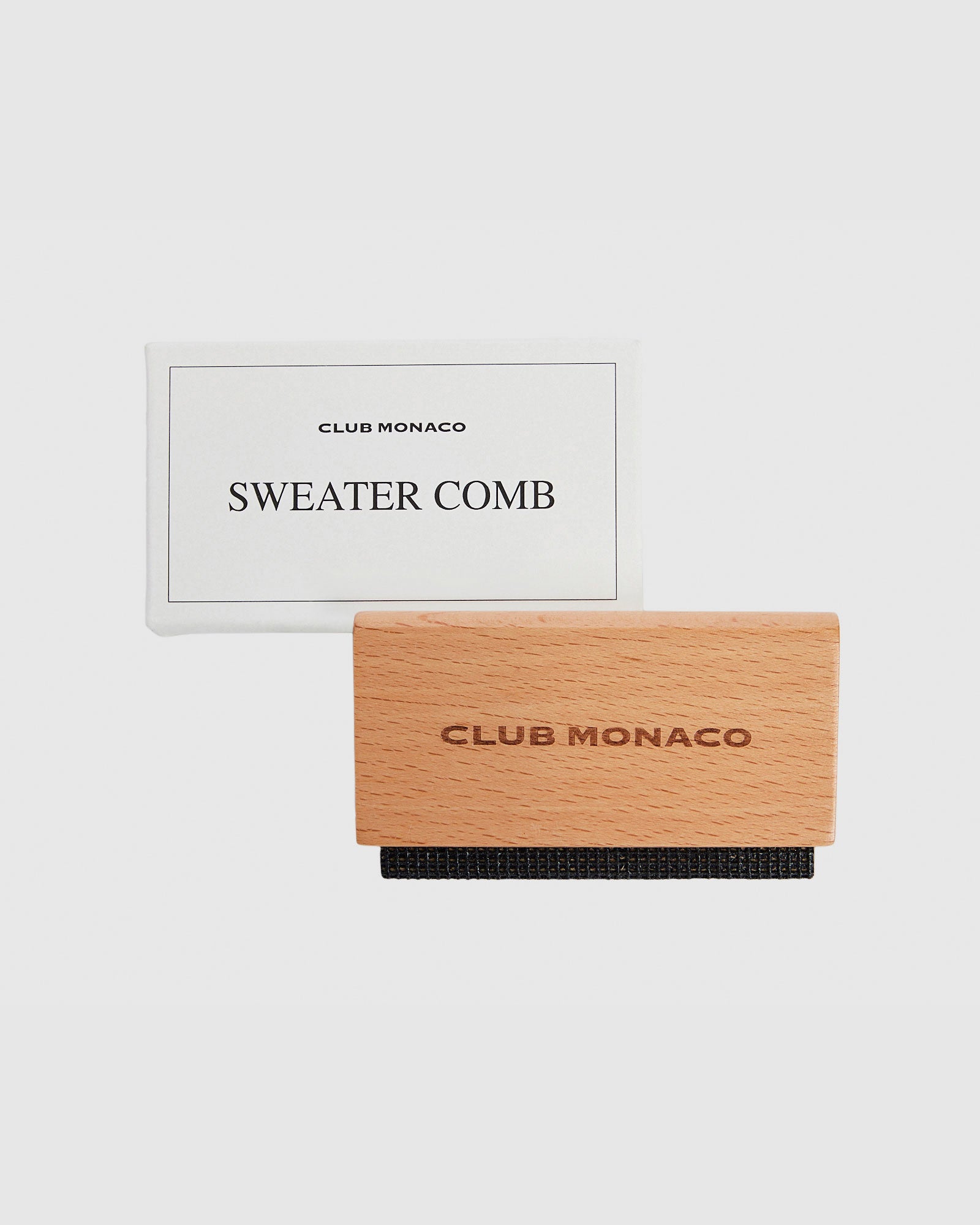 CLUB MONACO - Peigne à lisser les tricots - Rouge