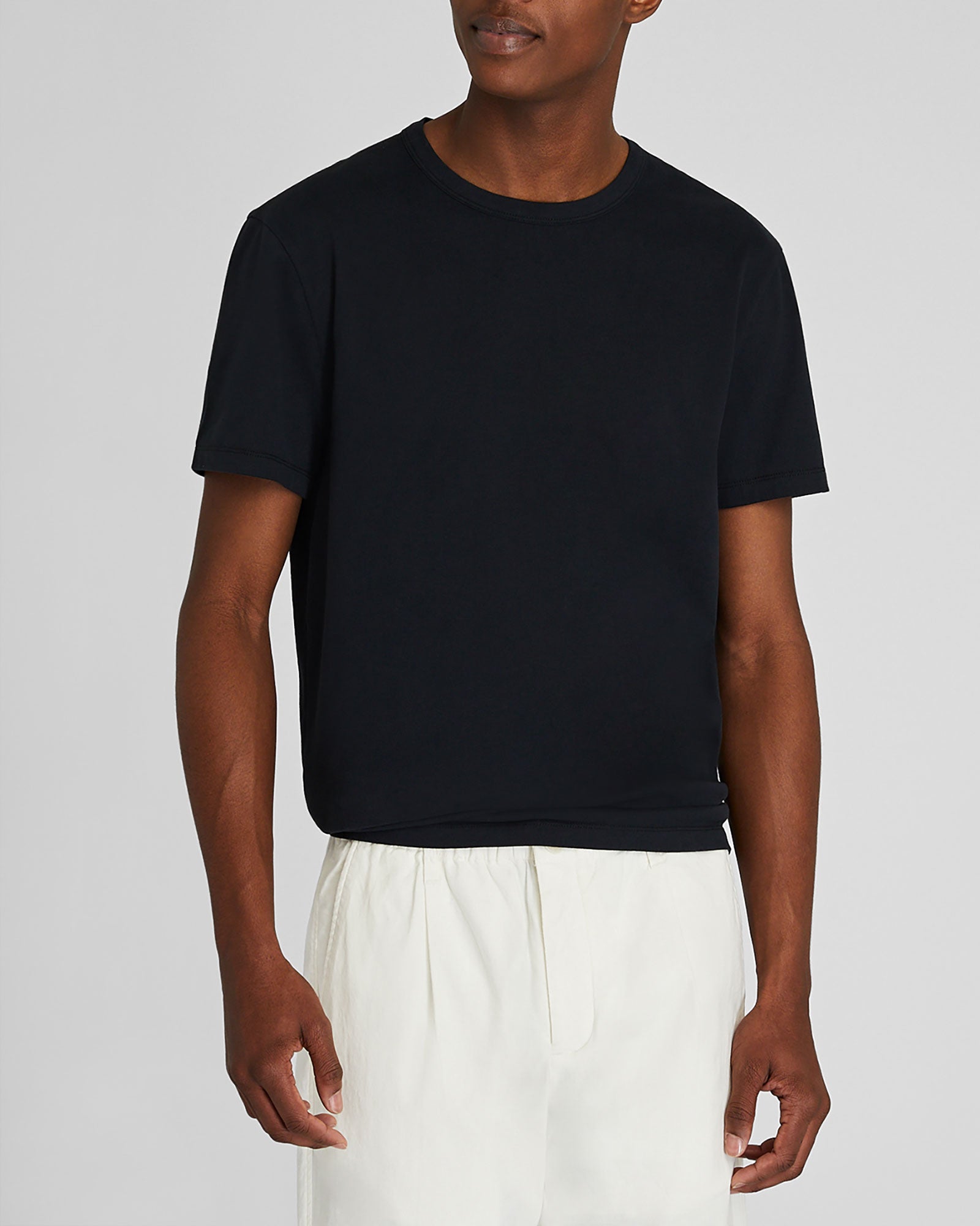 CLUB MONACO - T-shirt en coton pima brossé - Noir